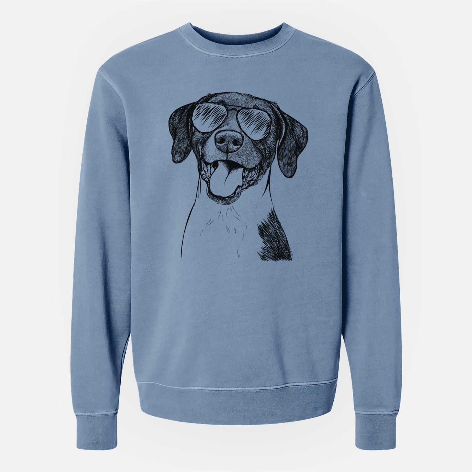 Aviator Harper the Mixed Breed - Unisex Pigment Dyed Crew Sweatshirt