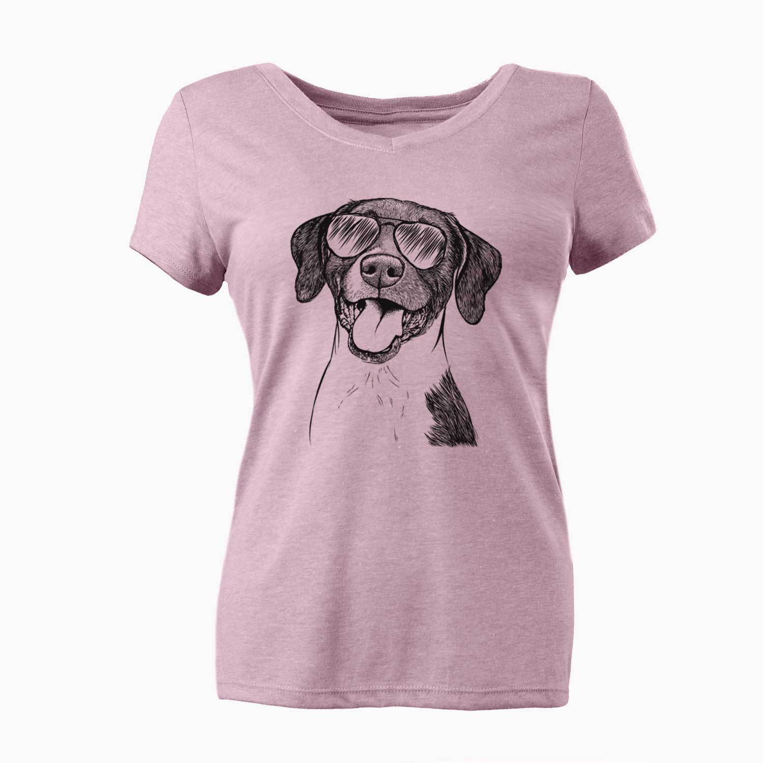 Aviator Harper the Mixed Breed - Women's V-neck Shirt