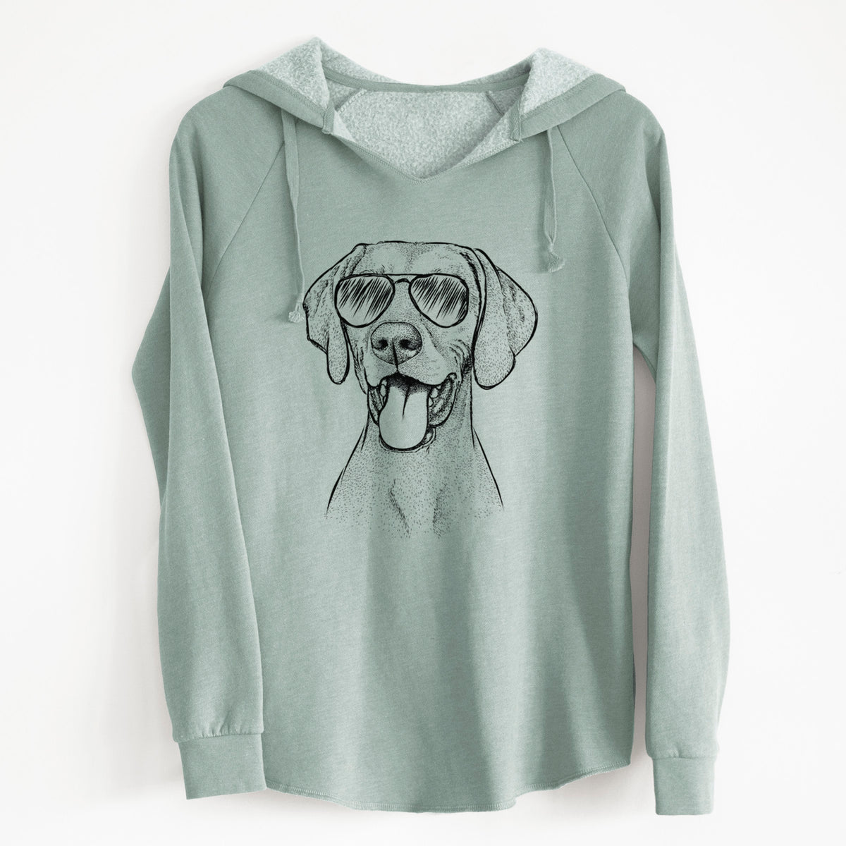 Aviator Harper the Vizsla - Cali Wave Hooded Sweatshirt