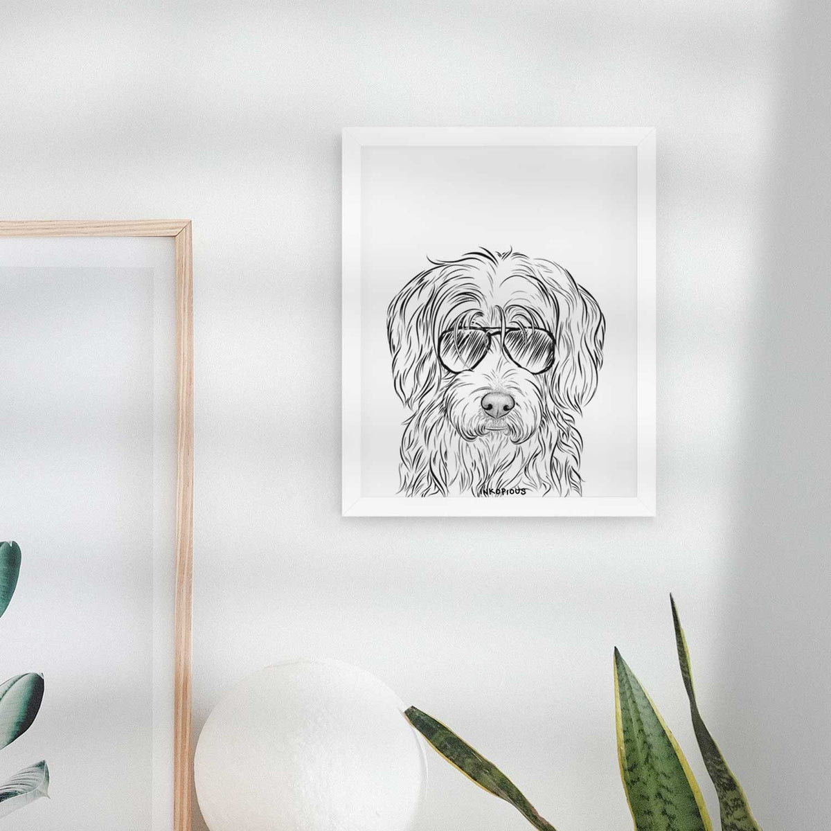 Harry the Mixed Breed Art Print