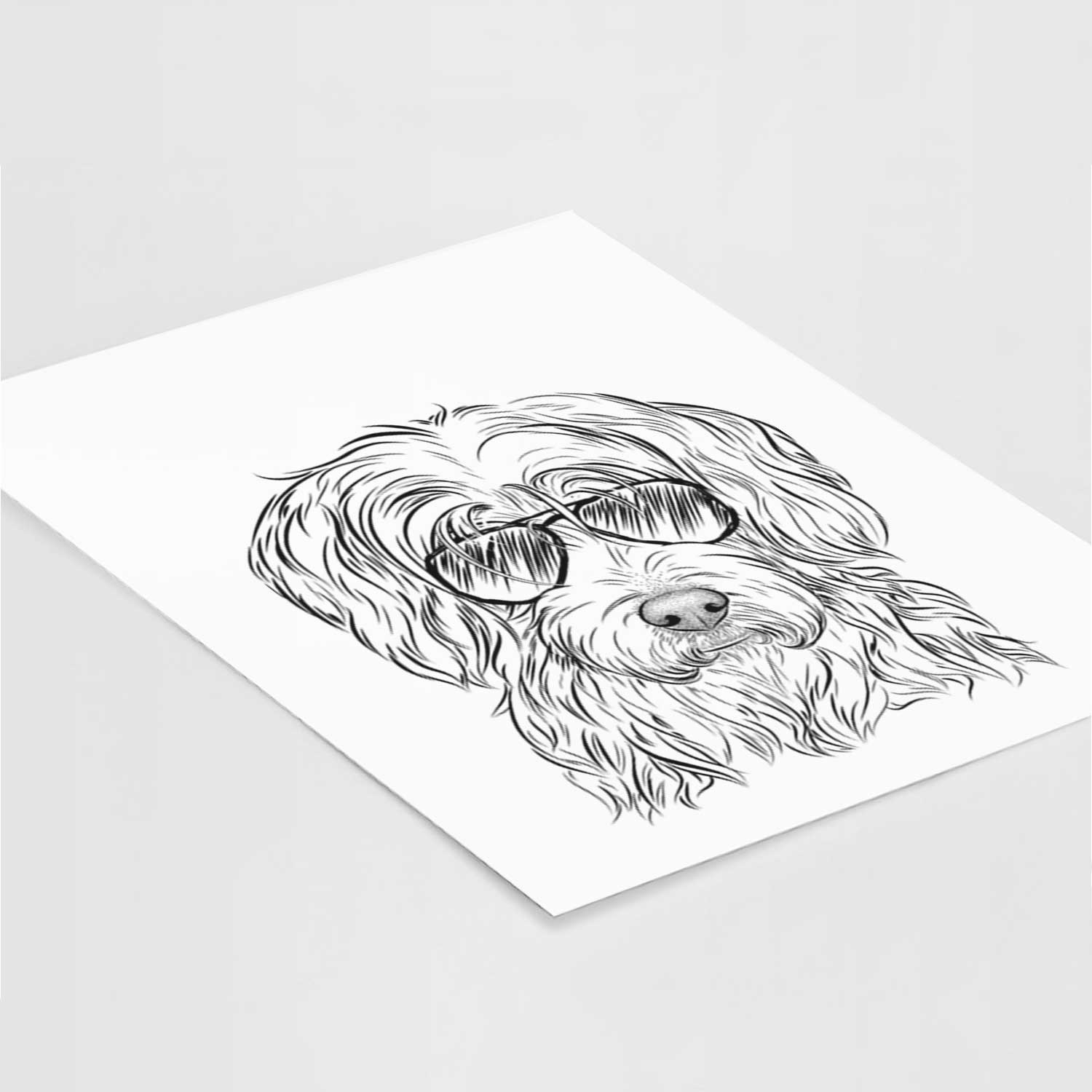 Harry the Mixed Breed Art Print