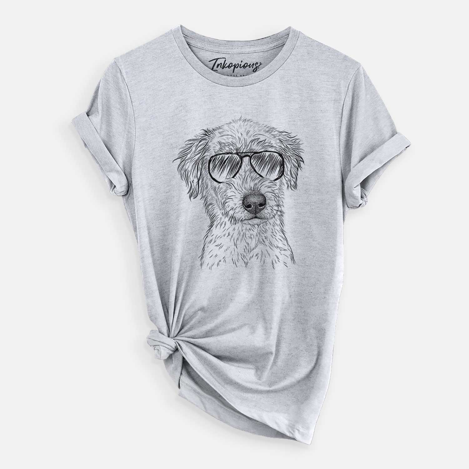 Aviator Harry the Mixed Breed Puppy - Unisex Crewneck