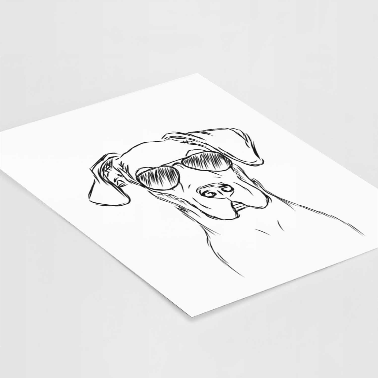 Harvey the Great Dane Art Print