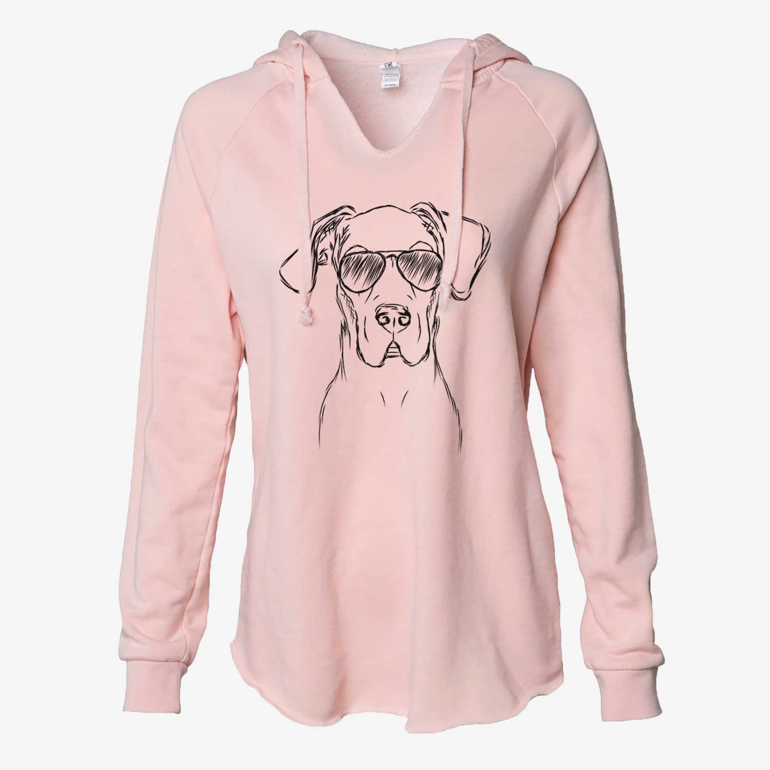 Harvey the Great Dane - Cali Wave Hooded Sweatshirt