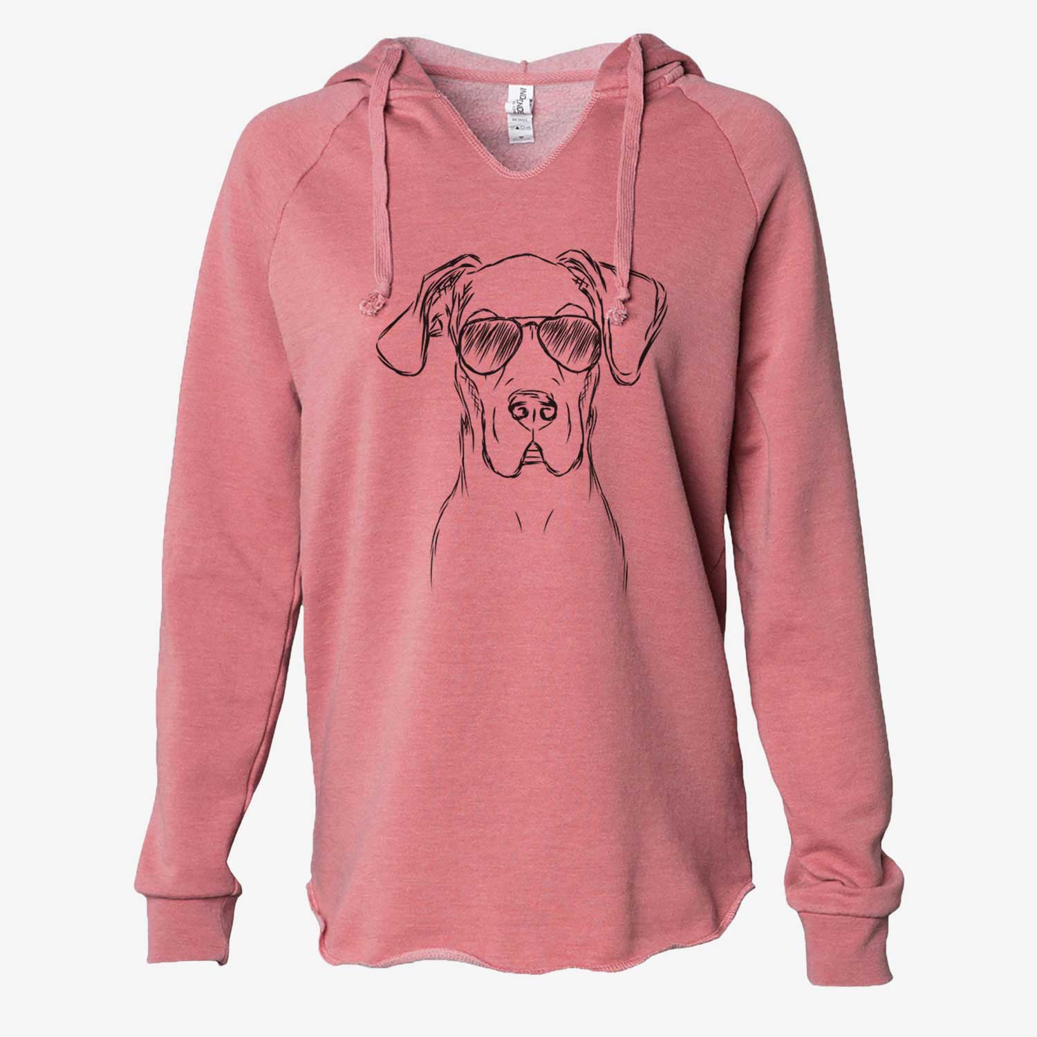 Harvey the Great Dane - Cali Wave Hooded Sweatshirt