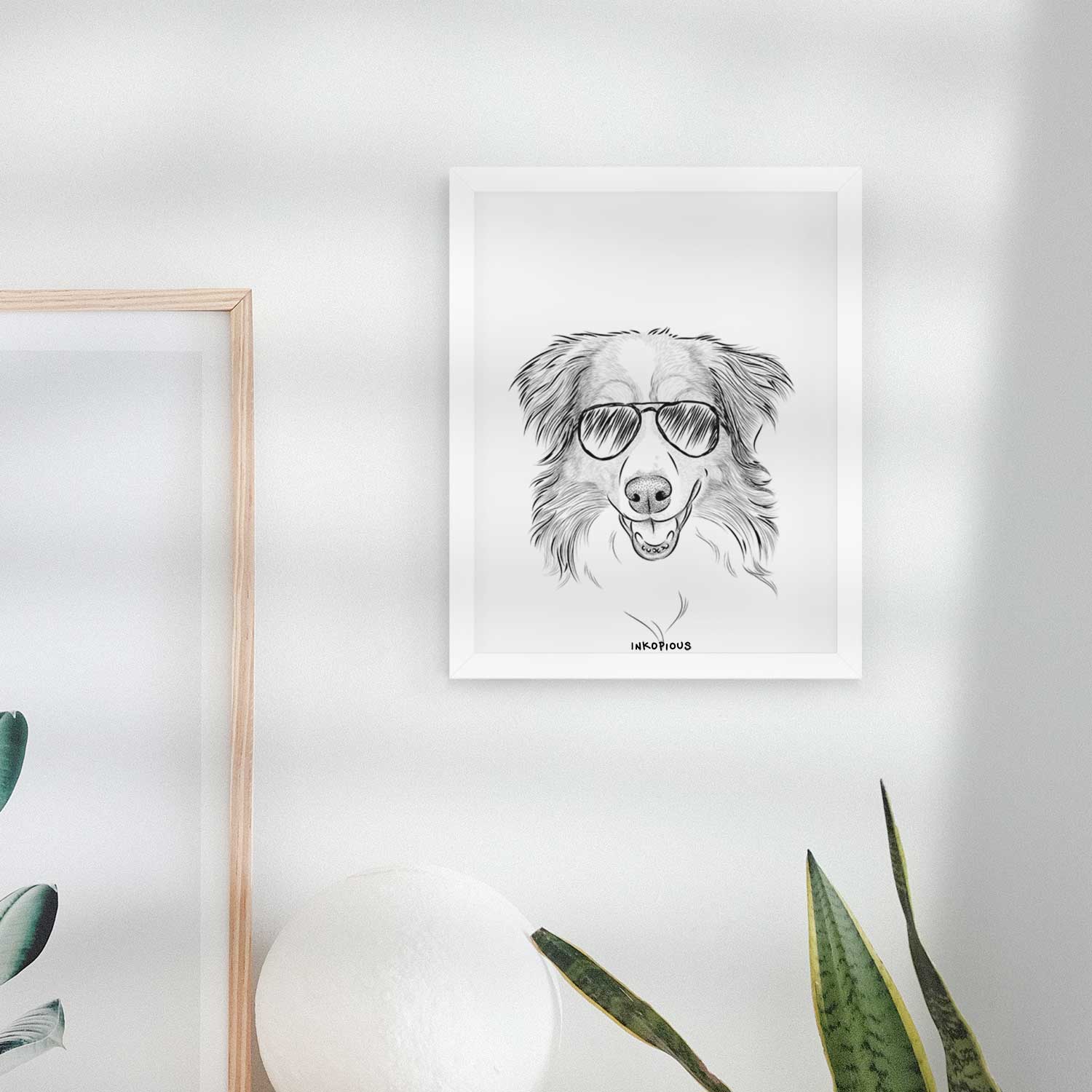 Hattie the Australian Shepherd Art Print