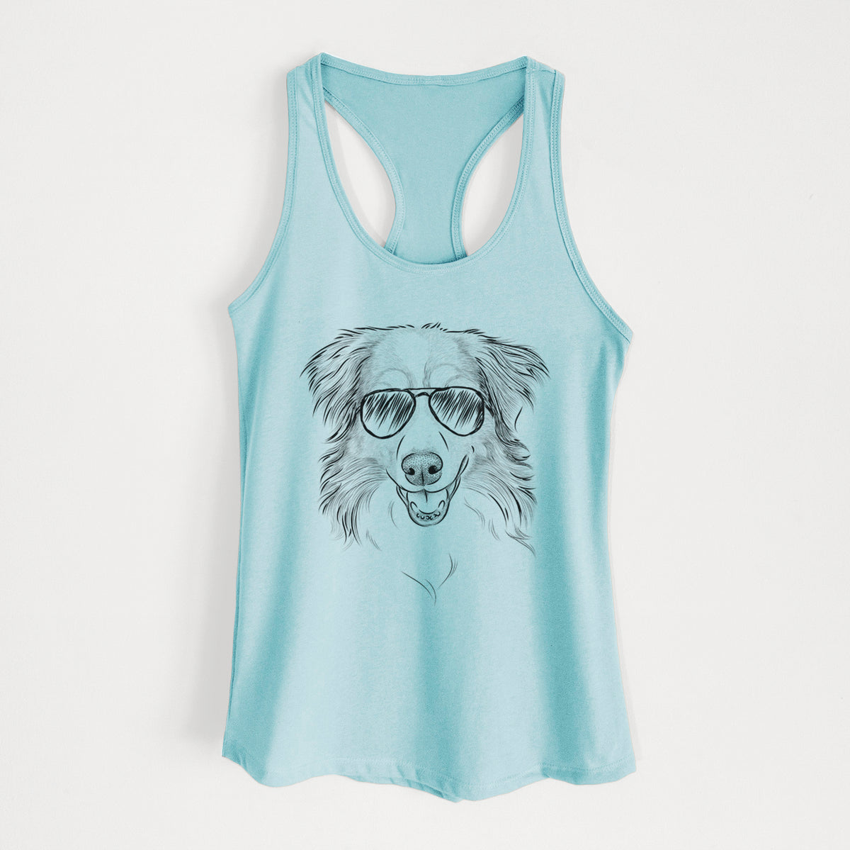 Hattie the Australian Shepherd - Women's Racerback Tanktop