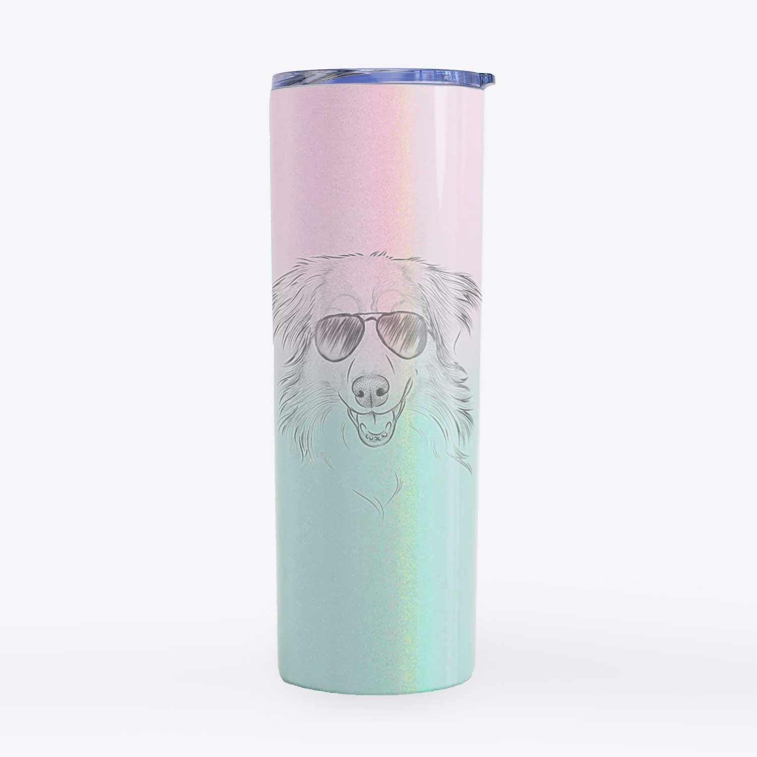 Hattie the Australian Shepherd - 20oz Skinny Tumbler