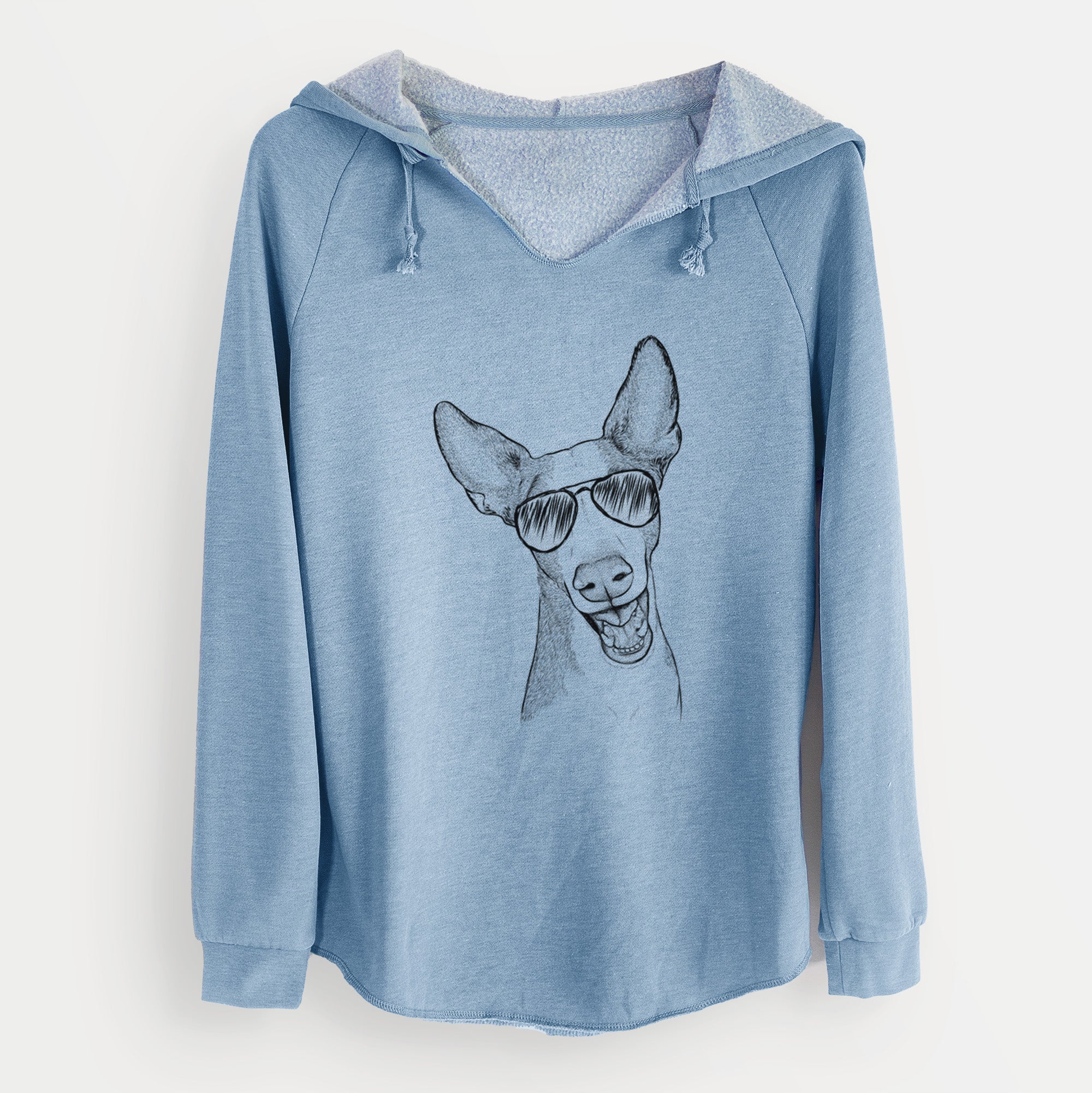 Aviator Havok the Ibizan Hound - Cali Wave Hooded Sweatshirt