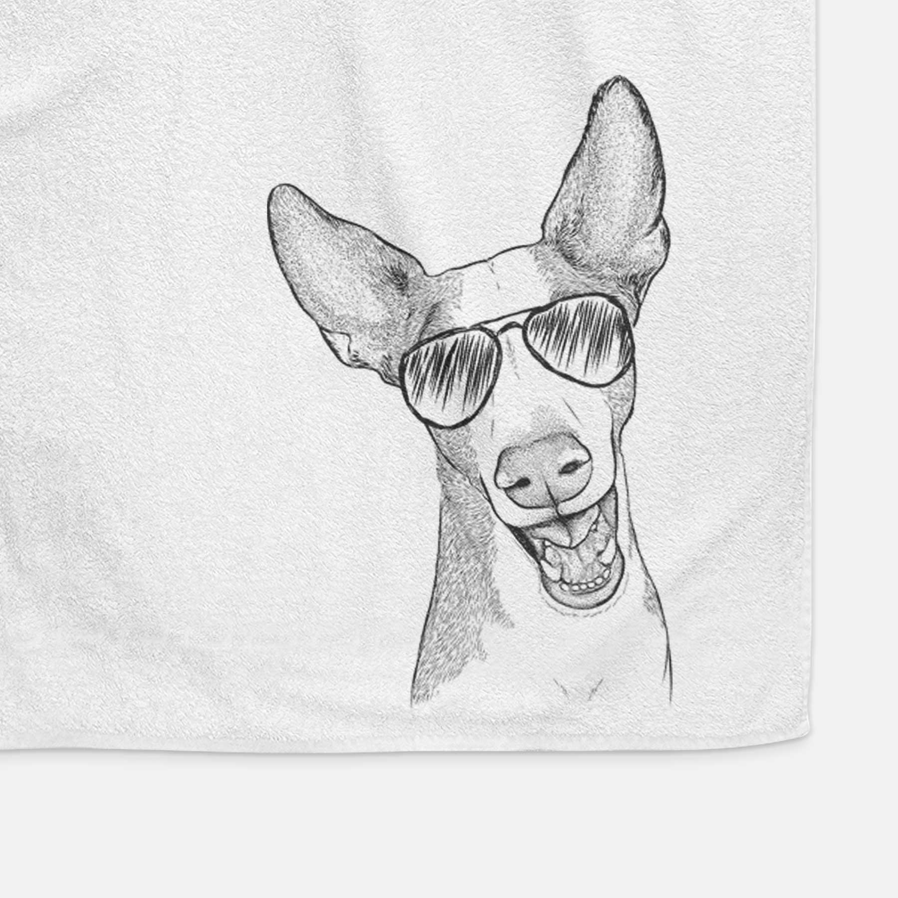 Havok the Ibizan Hound Decorative Hand Towel