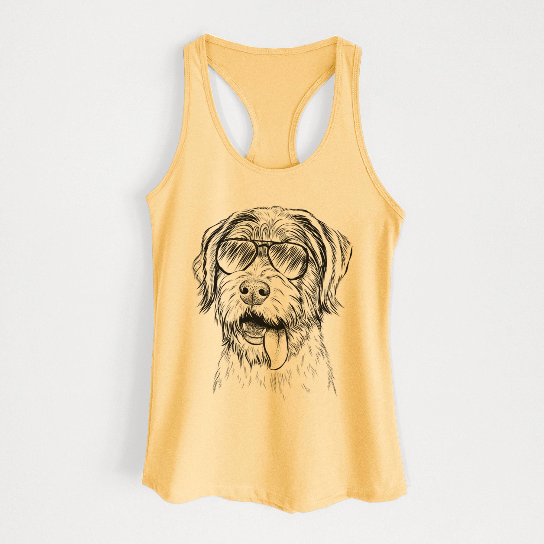 Hazel the German Wirehaired Pointer Mix - Women's Racerback Tanktop