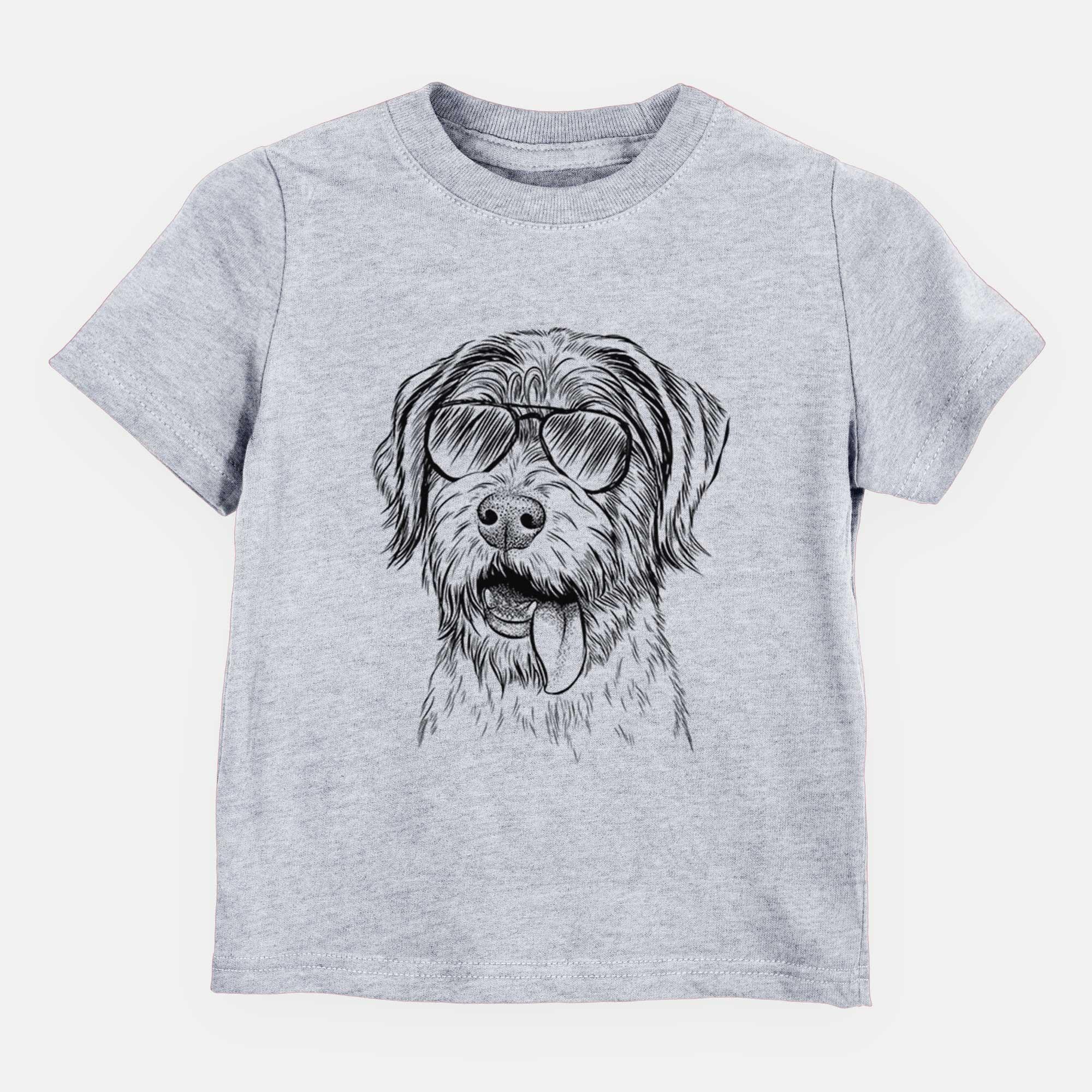 Aviator Hazel the German Wirehaired Pointer Mix - Kids/Youth/Toddler Shirt