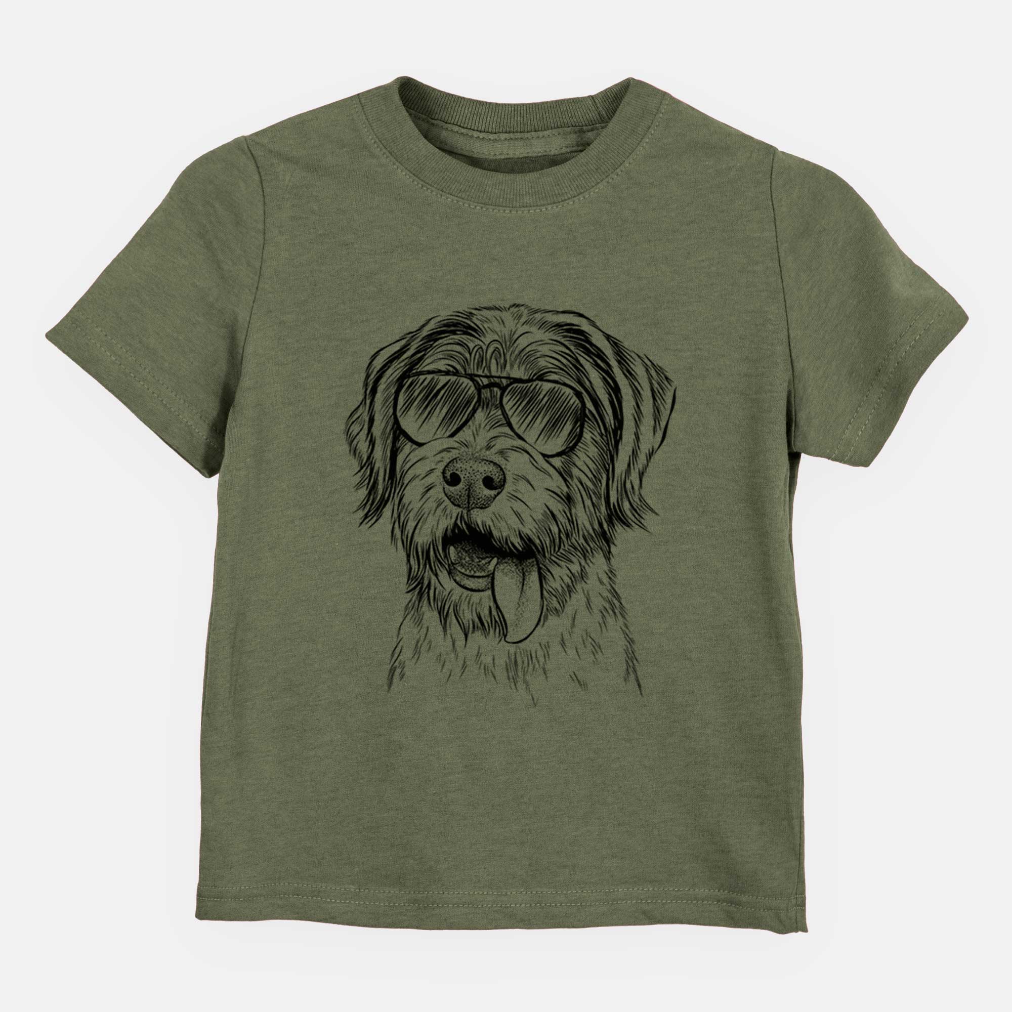 Aviator Hazel the German Wirehaired Pointer Mix - Kids/Youth/Toddler Shirt