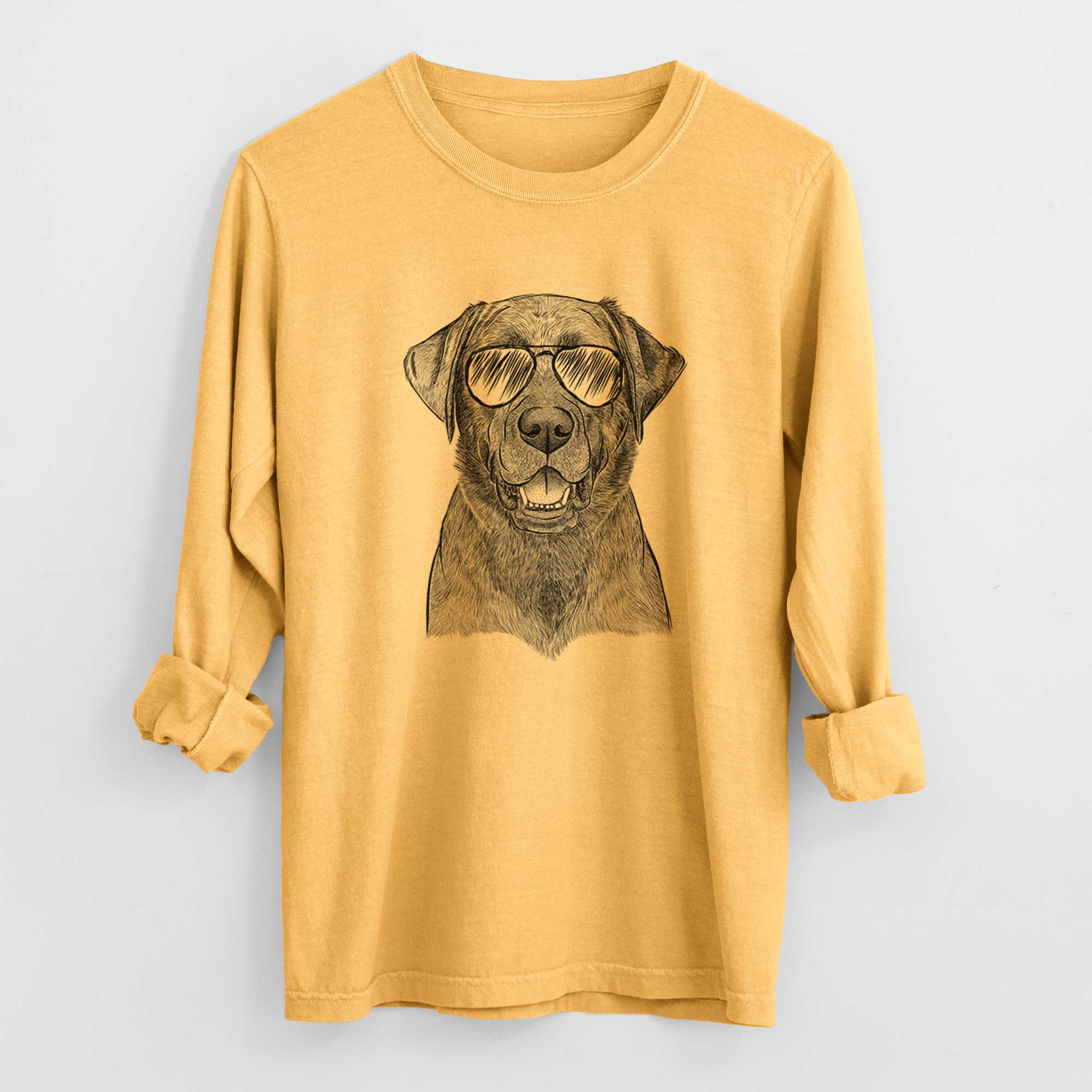 Aviators Heath the Black Lab - Heavyweight 100% Cotton Long Sleeve