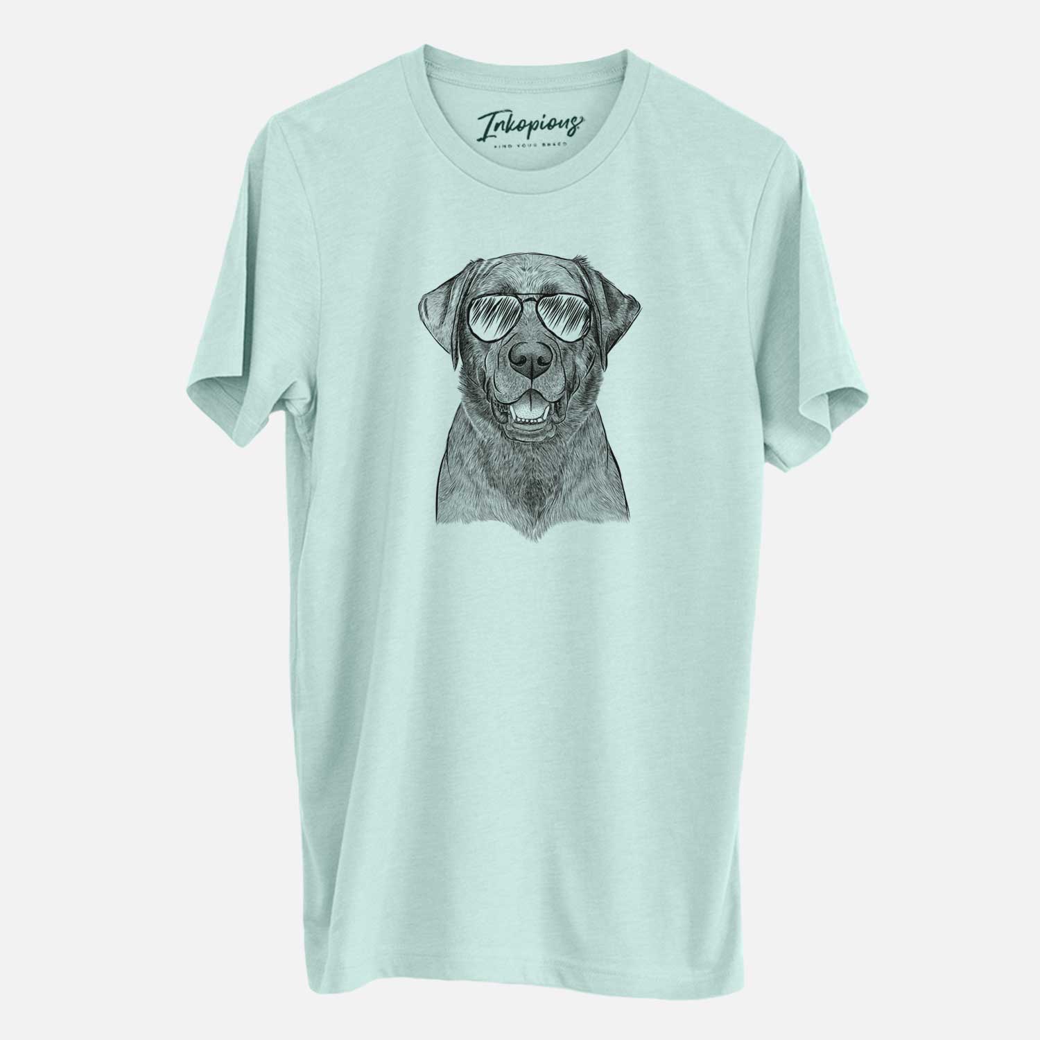 Aviator Heath the Black Lab - Unisex Crewneck