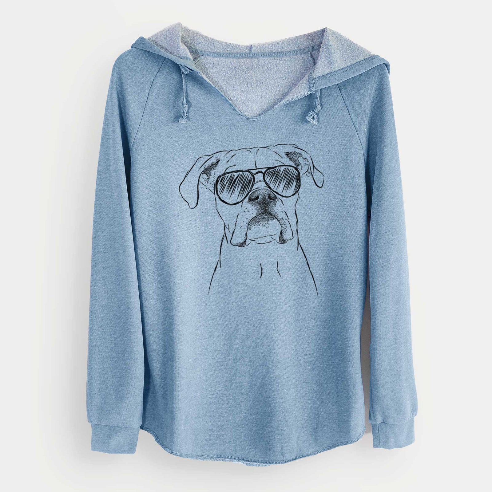Aviator Henley the Boxer - Cali Wave Hooded Sweatshirt