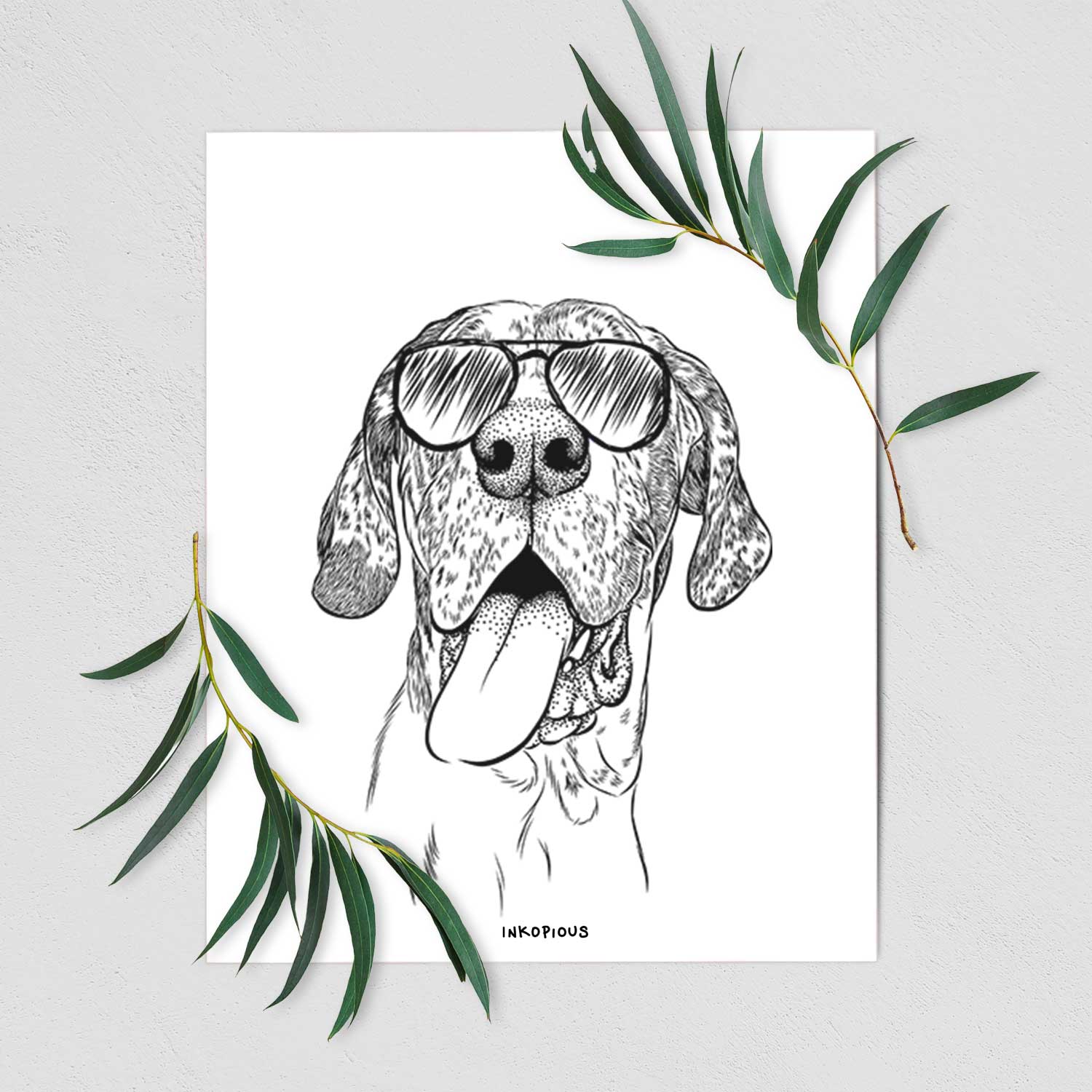 Hennessey the Great Dane Art Print