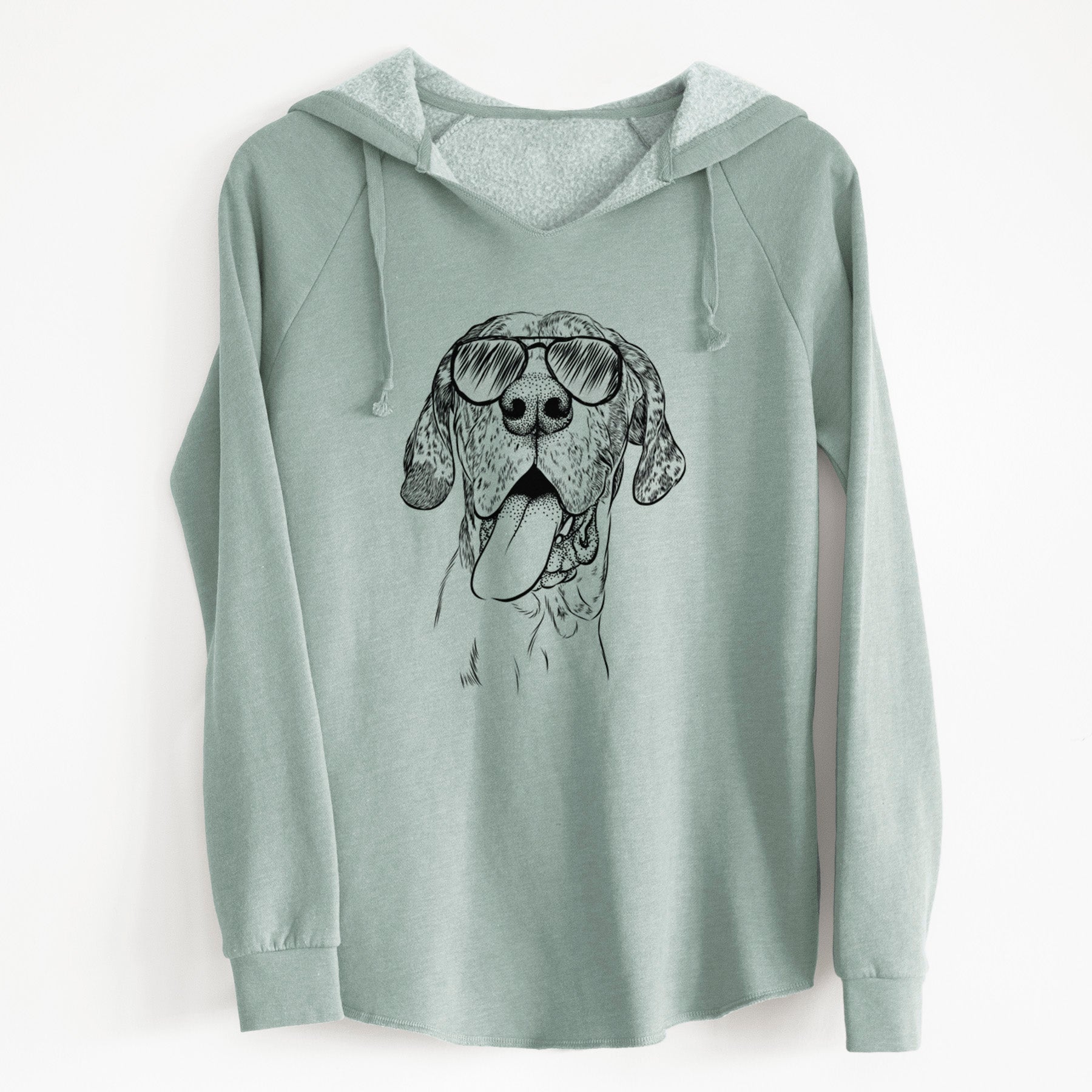 Aviator Hennessey the Great Dane - Cali Wave Hooded Sweatshirt