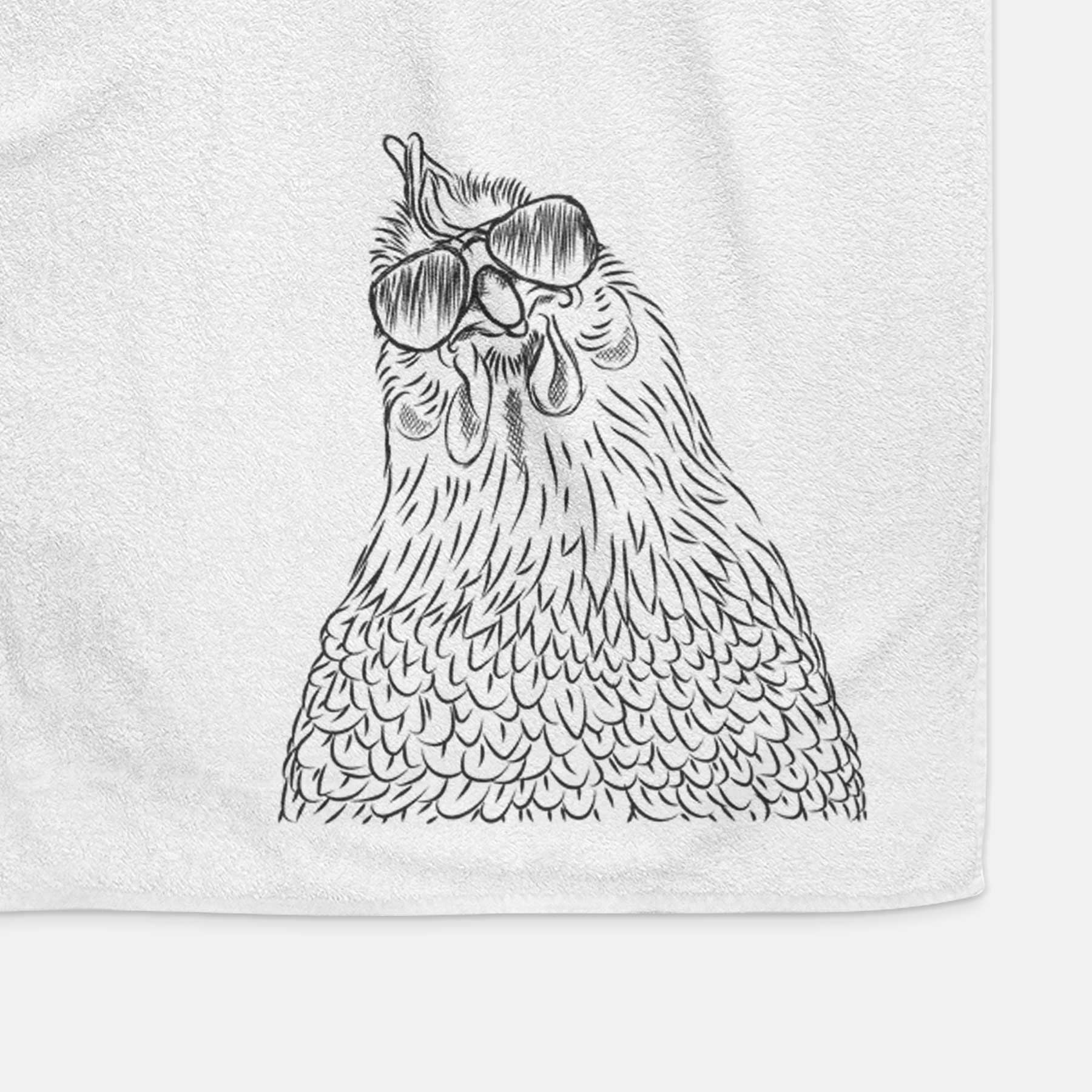 Henrietta the Chicken Decorative Hand Towel