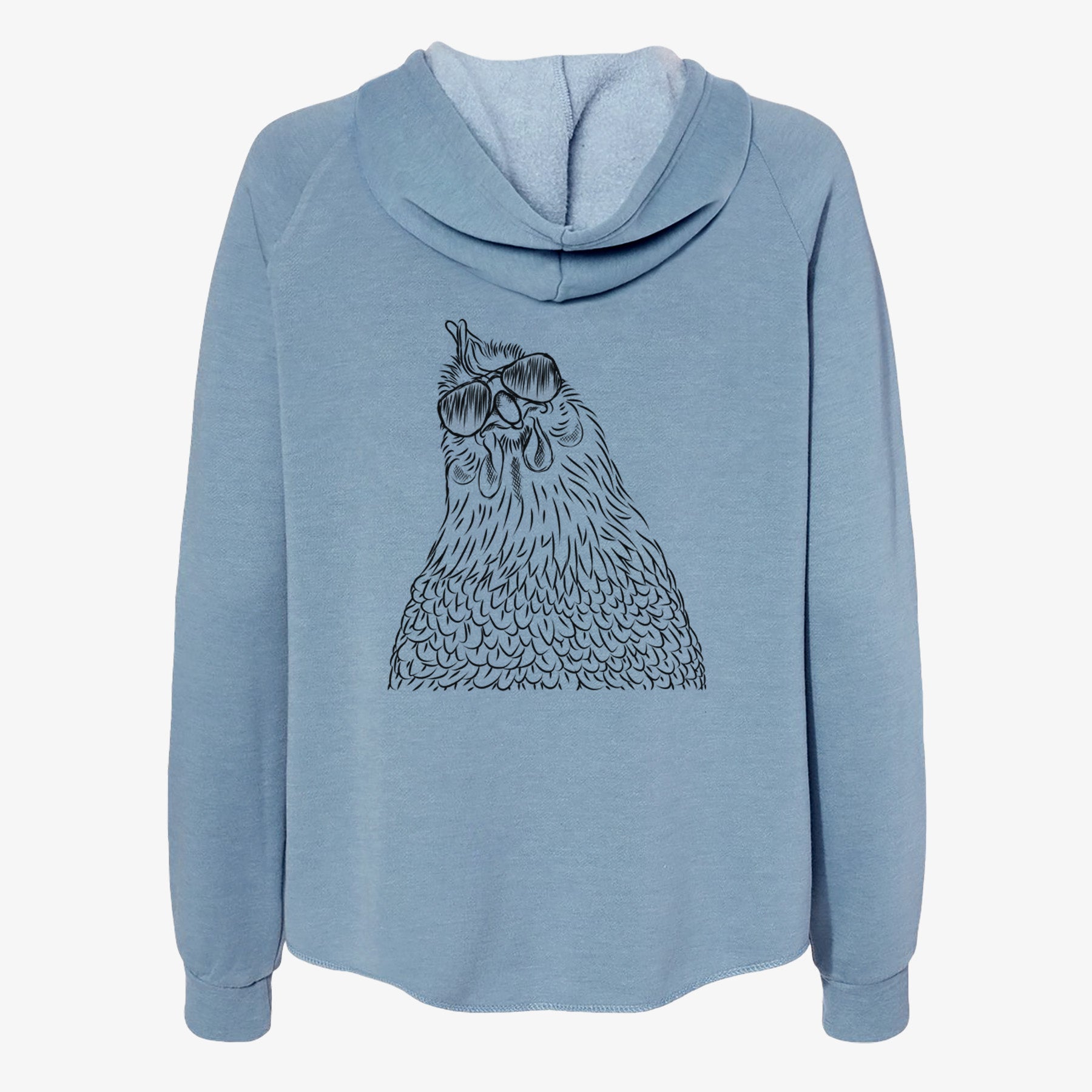 Henrietta the Chicken - Women's Cali Wave Zip-Up Sweatshirt