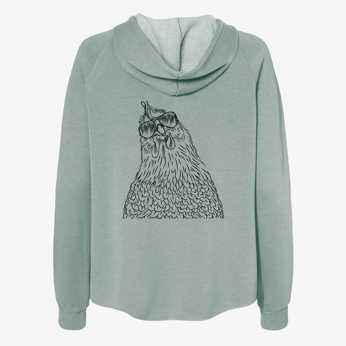 Henrietta the Chicken - Women's Cali Wave Zip-Up Sweatshirt