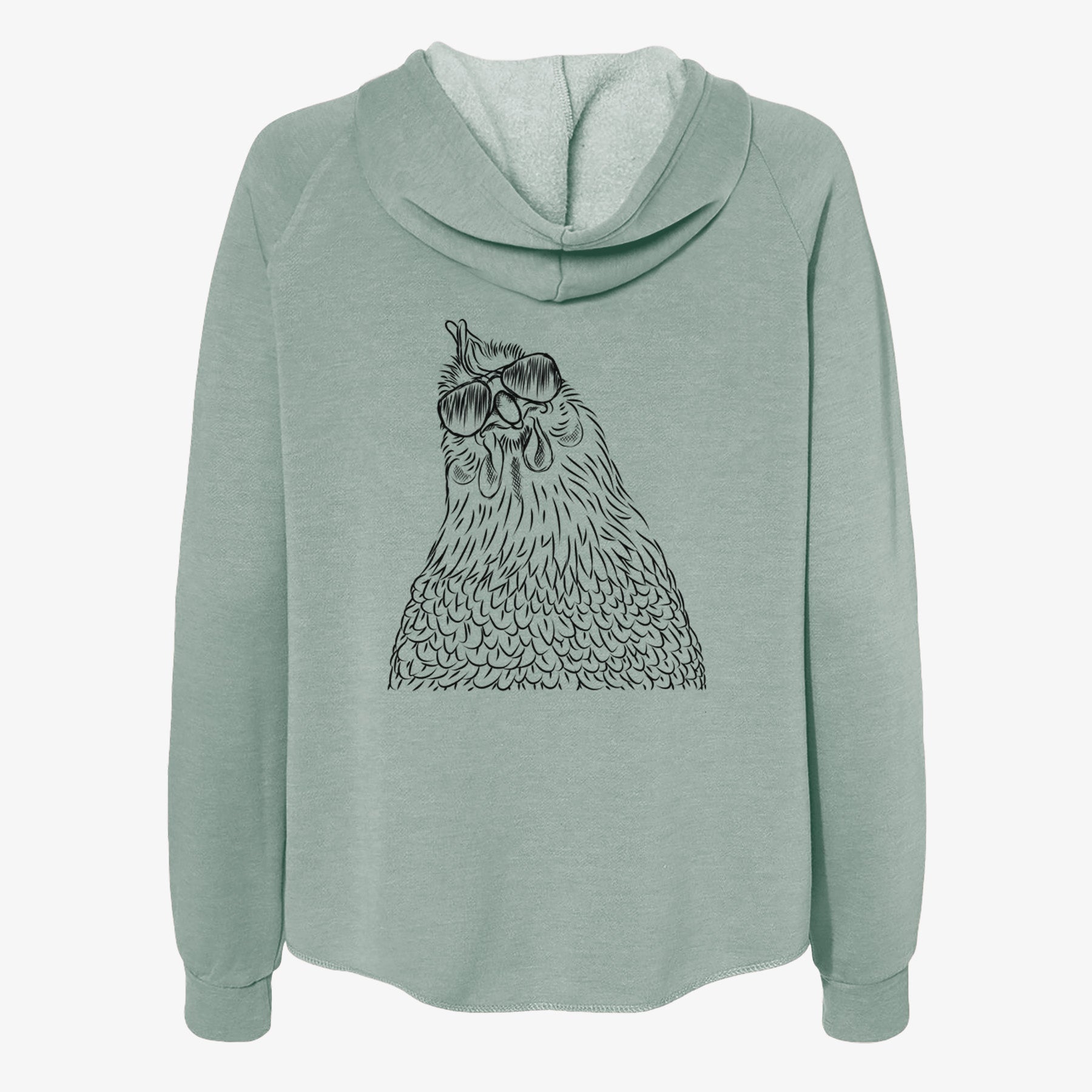 Henrietta the Chicken - Women's Cali Wave Zip-Up Sweatshirt