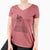 Aviator Henrietta the Chicken - Women's V-neck Shirt