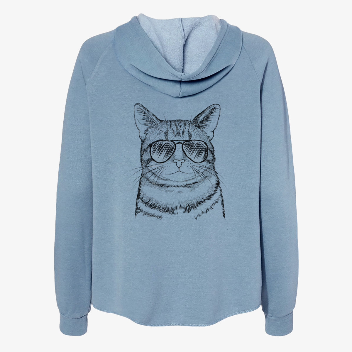 Henry the Bengal - Women's Cali Wave Zip-Up Sweatshirt