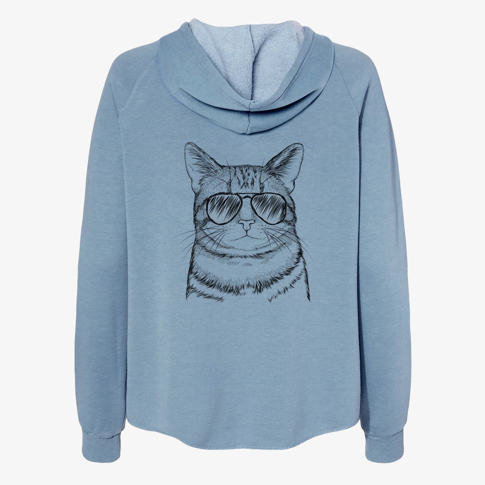 Henry the Bengal - Women's Cali Wave Zip-Up Sweatshirt