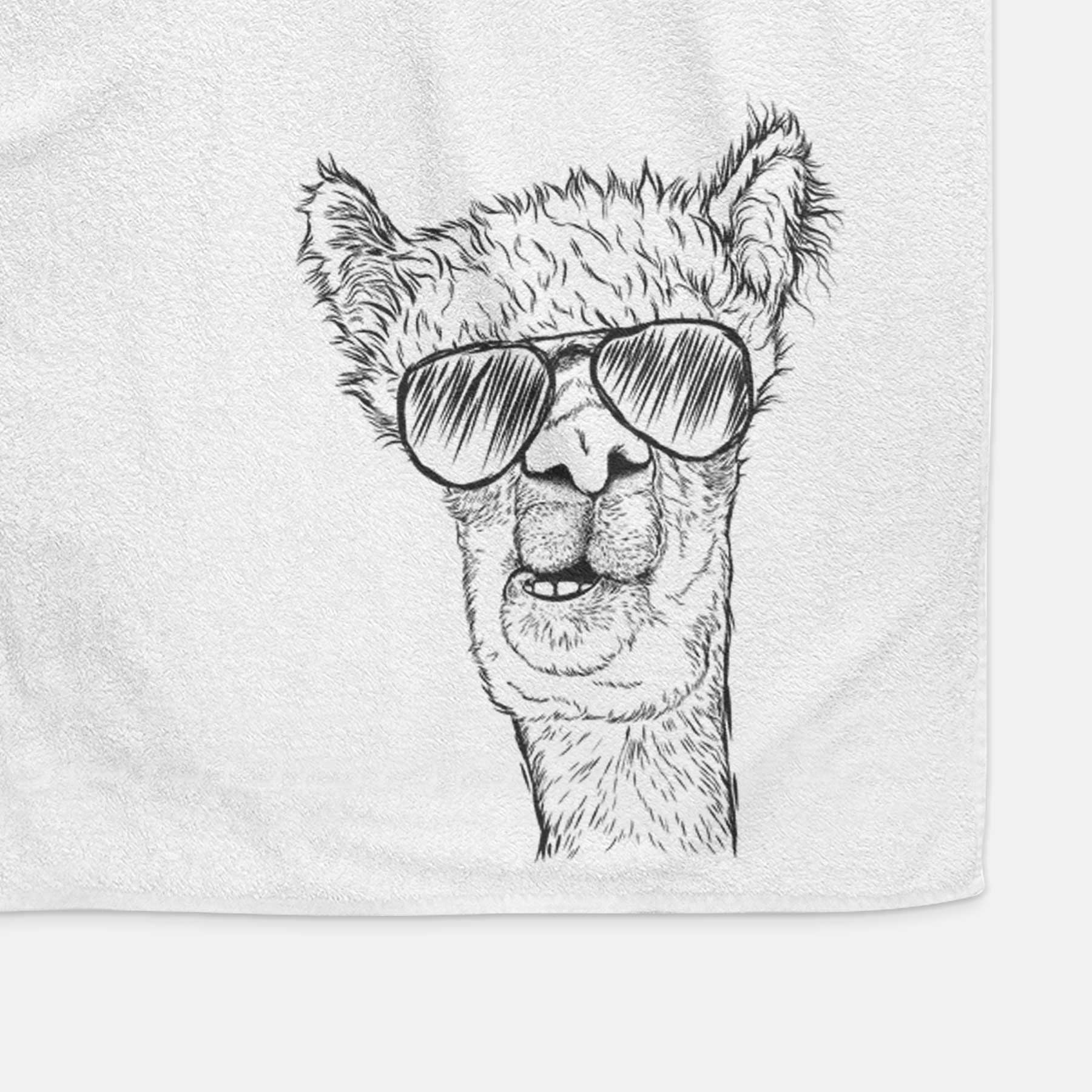 Henry the Alpaca Decorative Hand Towel