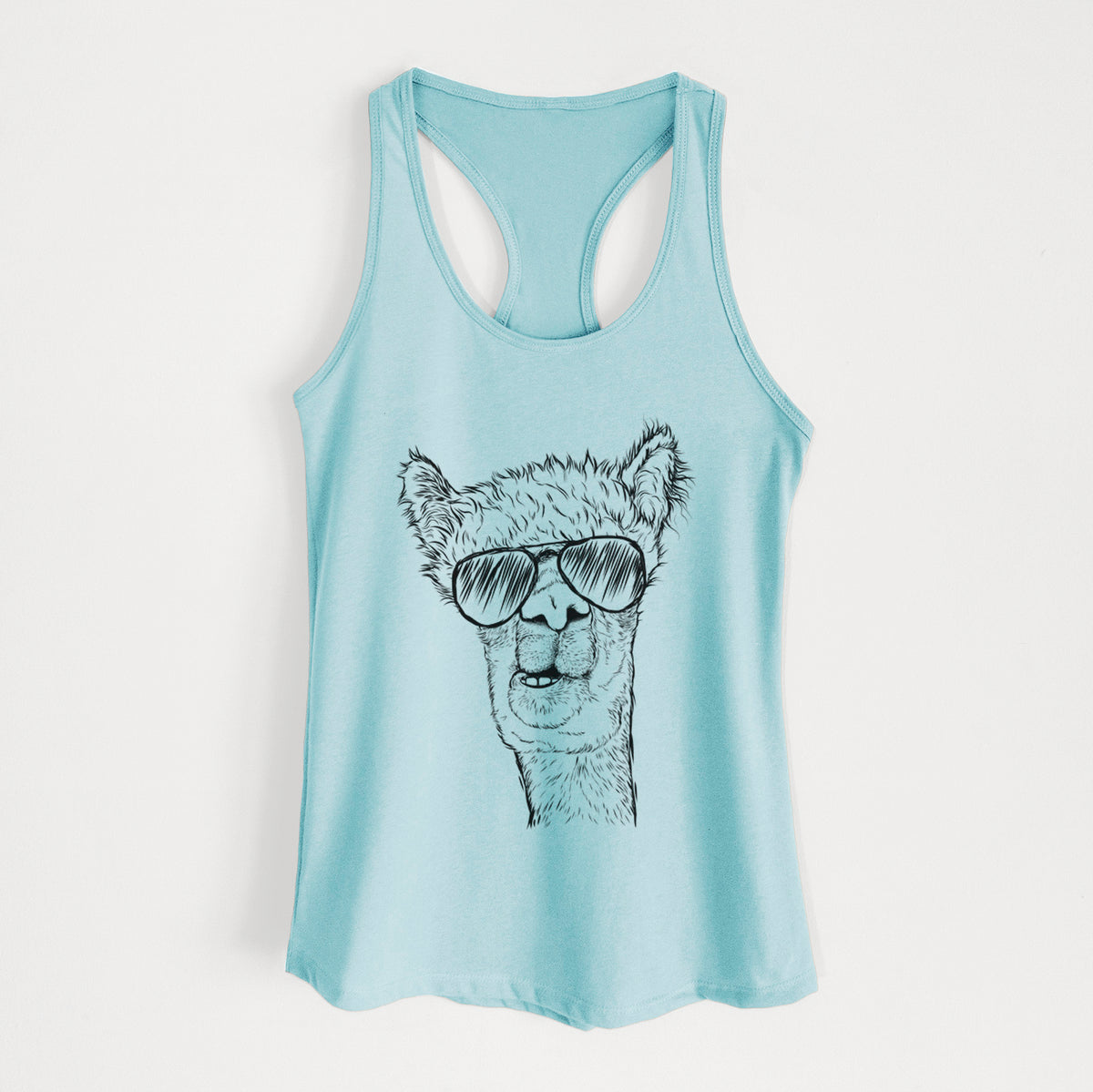 Henry the Alpaca - Women's Racerback Tanktop