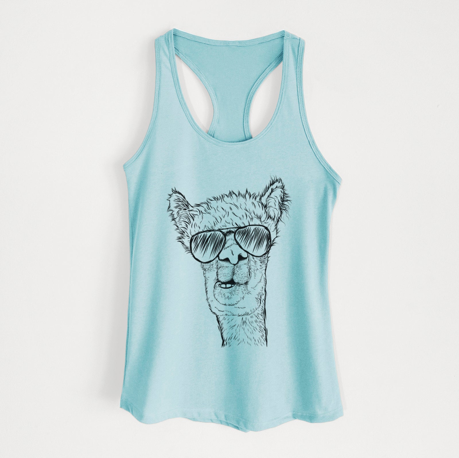 Henry the Alpaca - Women's Racerback Tanktop