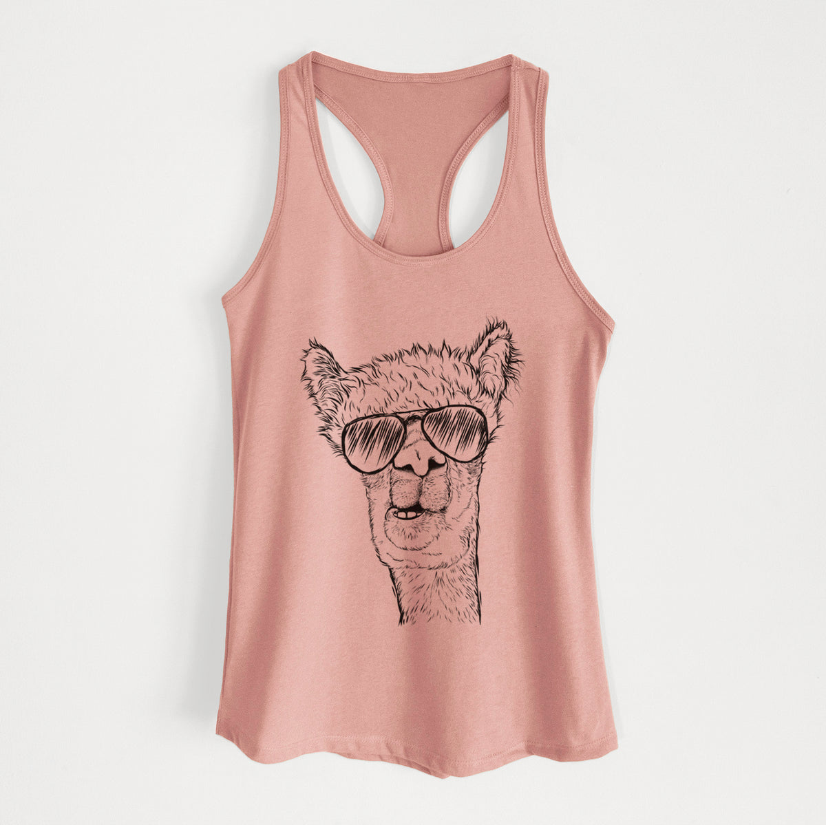 Henry the Alpaca - Women's Racerback Tanktop