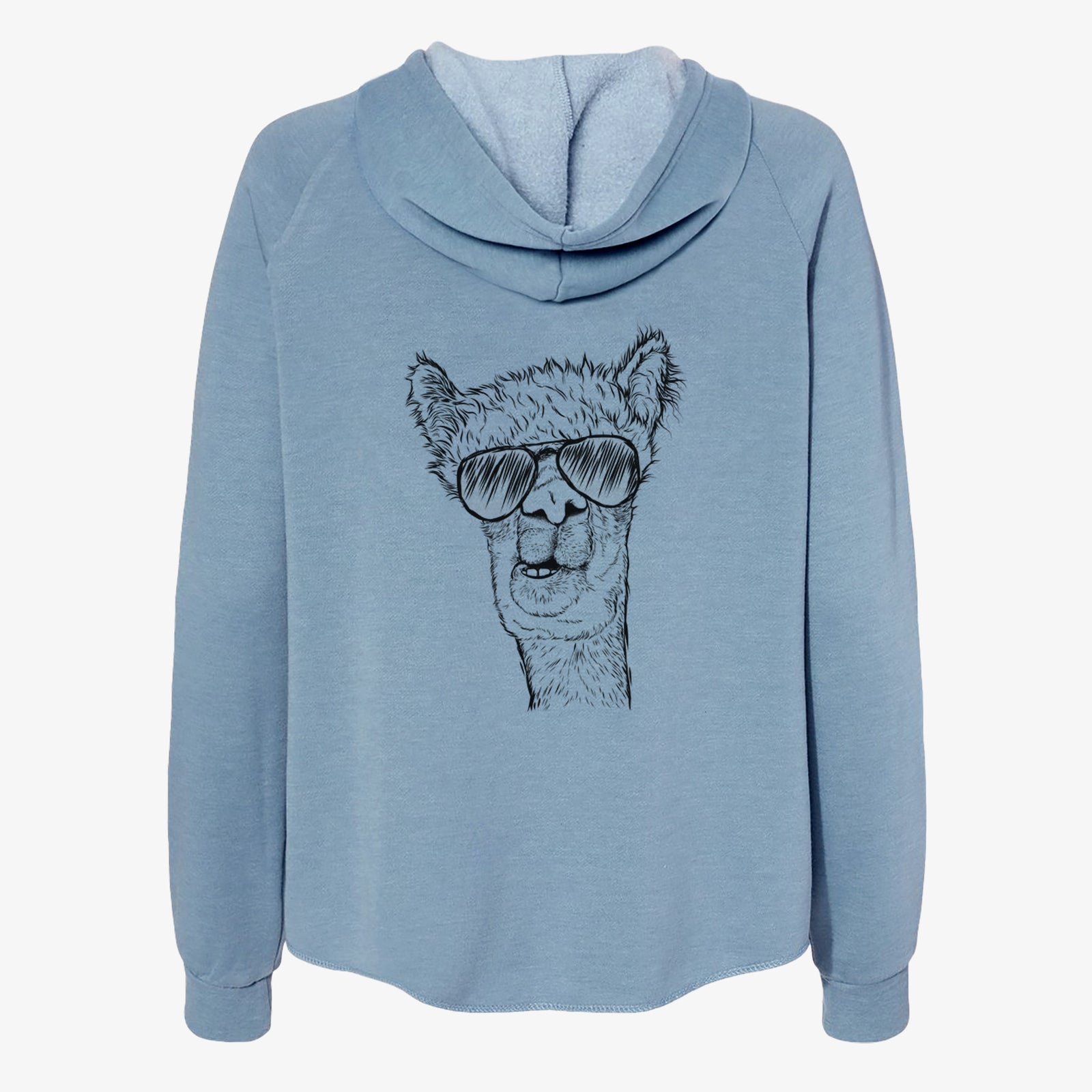 Henry the Alpaca - Women's Cali Wave Zip-Up Sweatshirt