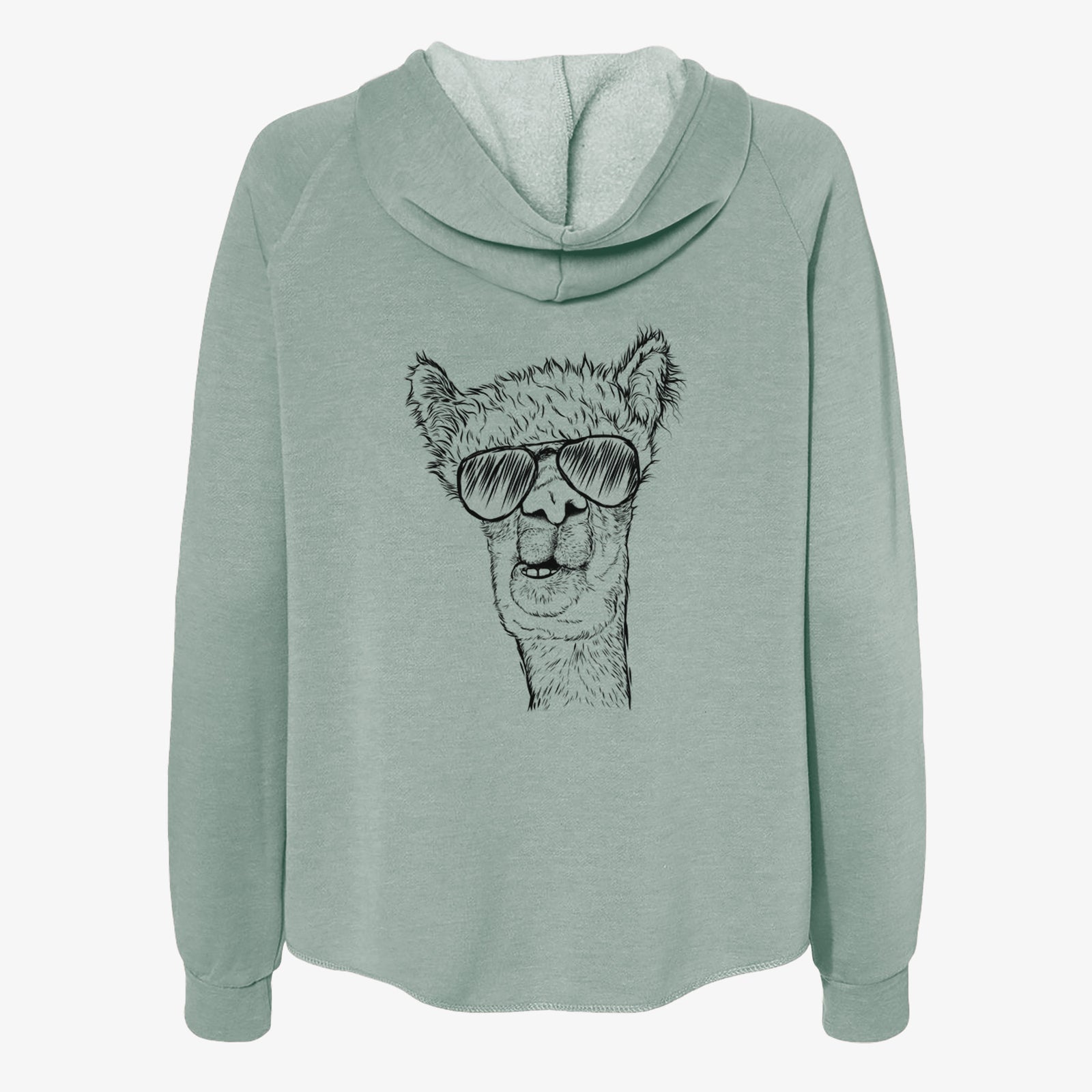 Henry the Alpaca - Women's Cali Wave Zip-Up Sweatshirt