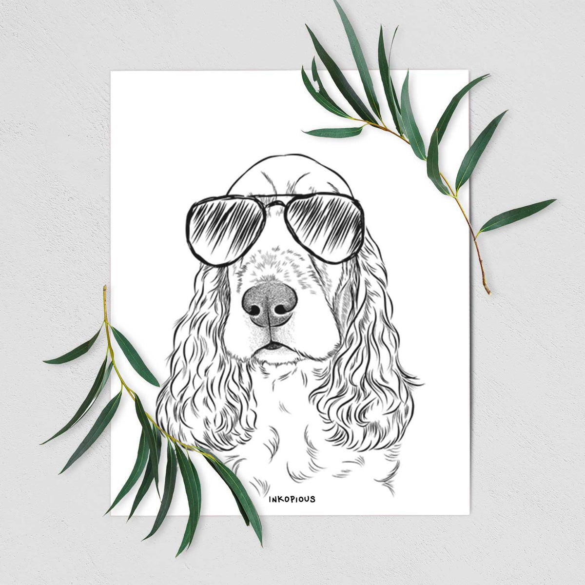 Henry the English Cocker Spaniel Art Print