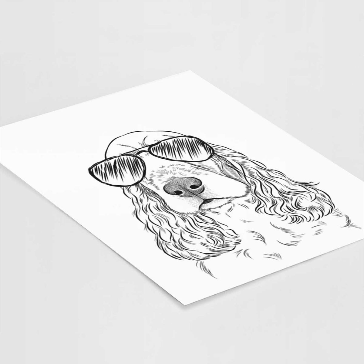 Henry the English Cocker Spaniel Art Print