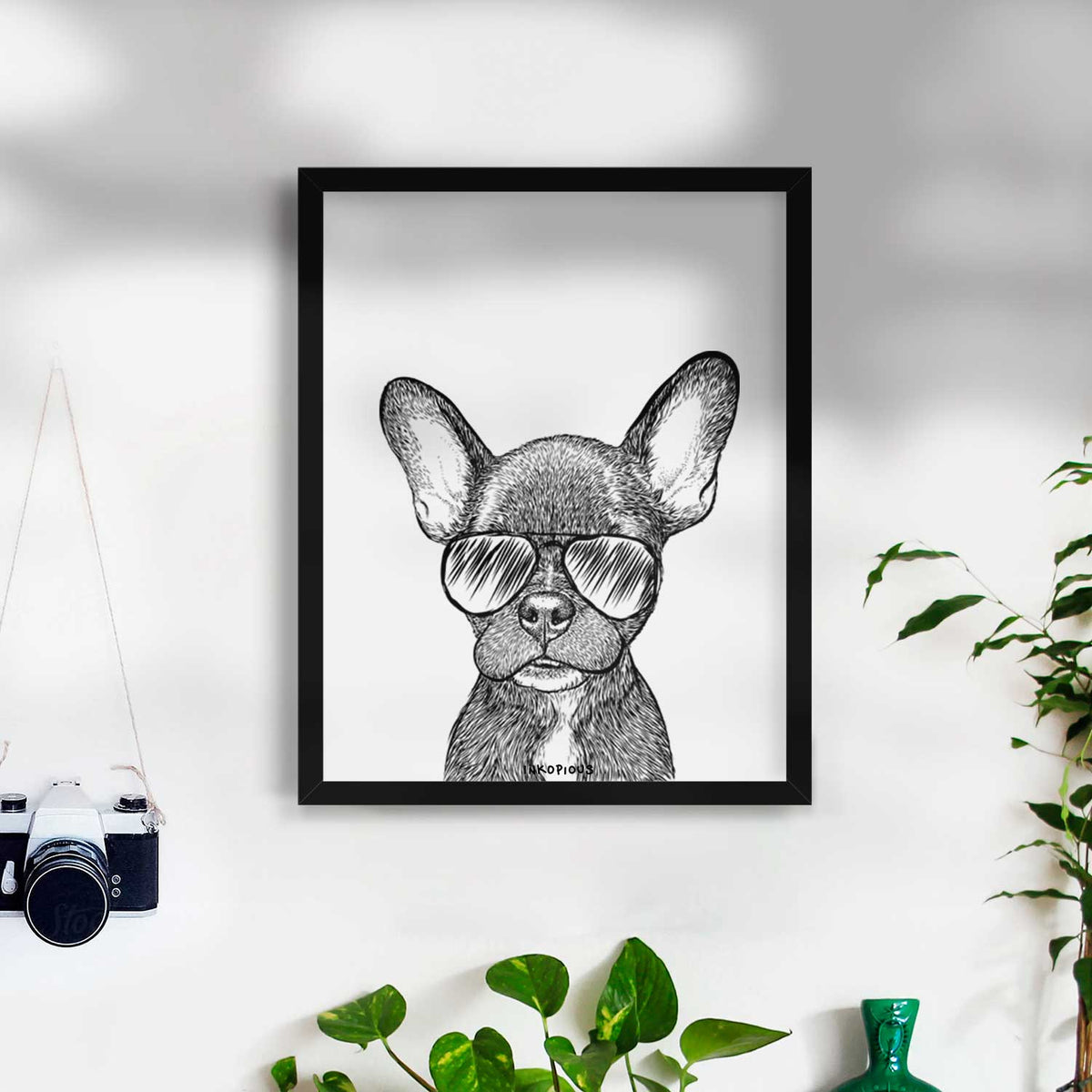 Henry the French Bulldog Art Print