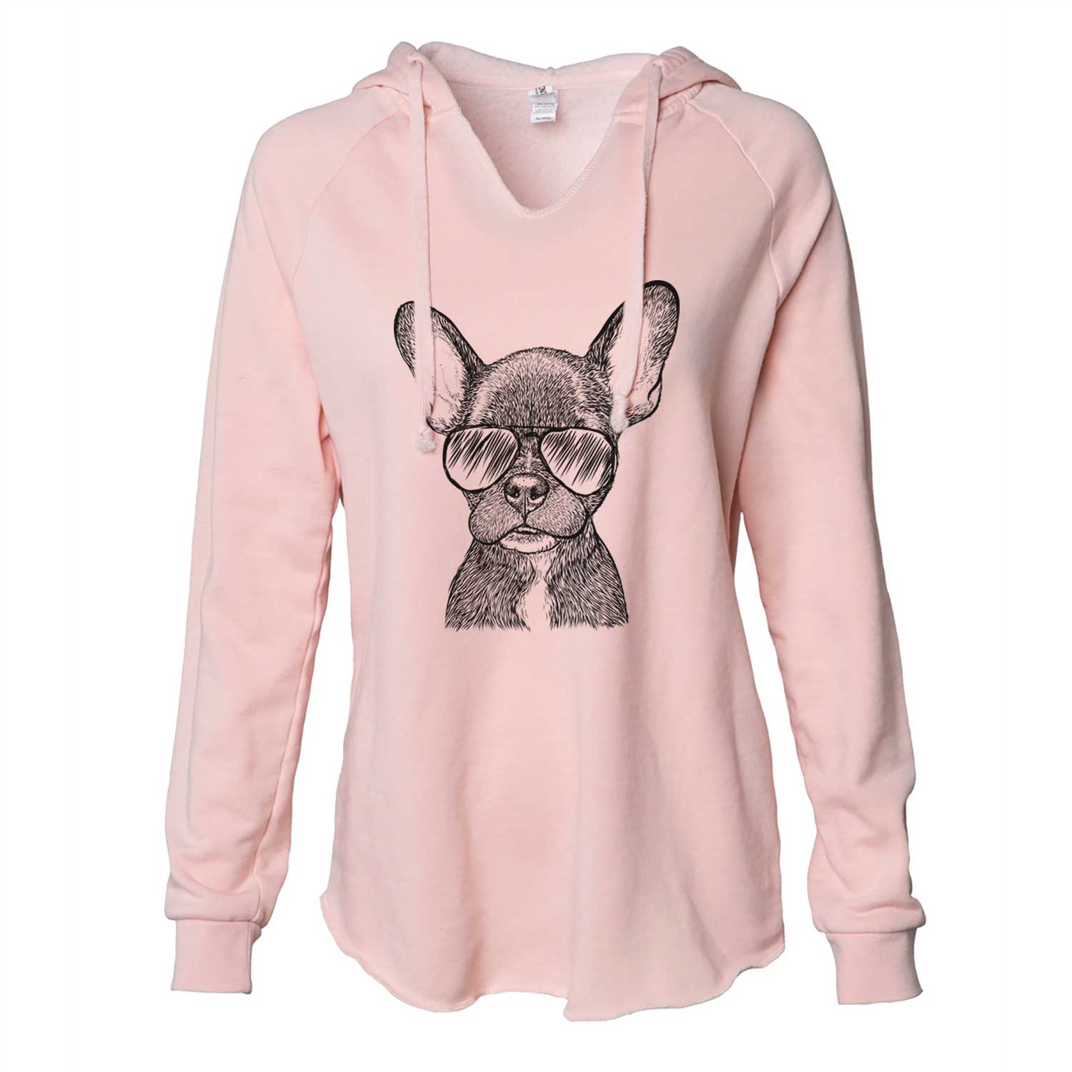 Henry the French Bulldog - Cali Wave Hooded Sweatshirt