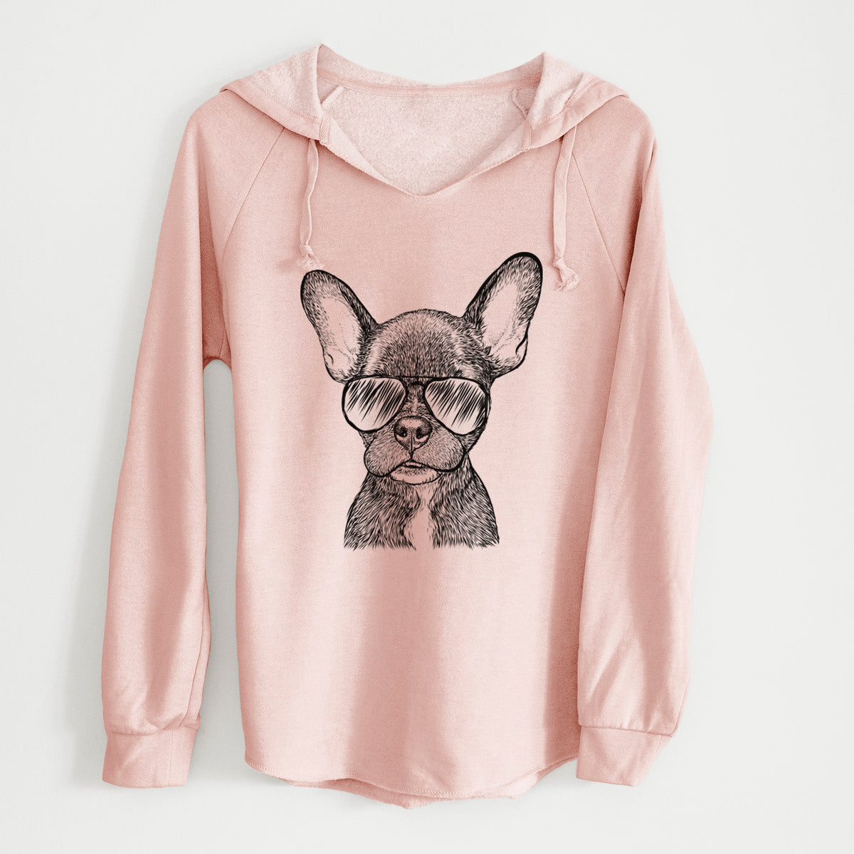 Aviator Henry the French Bulldog - Cali Wave Hooded Sweatshirt