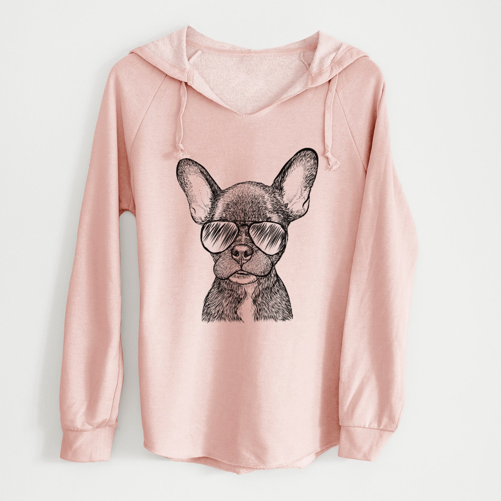 Aviator Henry the French Bulldog - Cali Wave Hooded Sweatshirt
