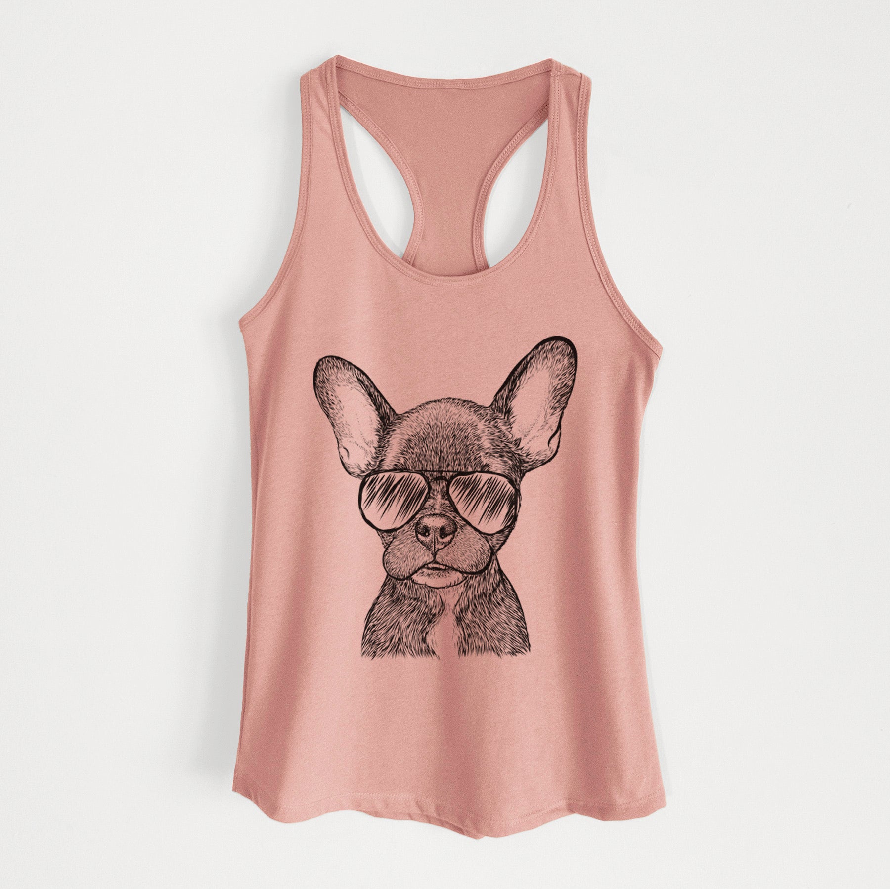 Henry the French Bulldog - Women's Racerback Tanktop