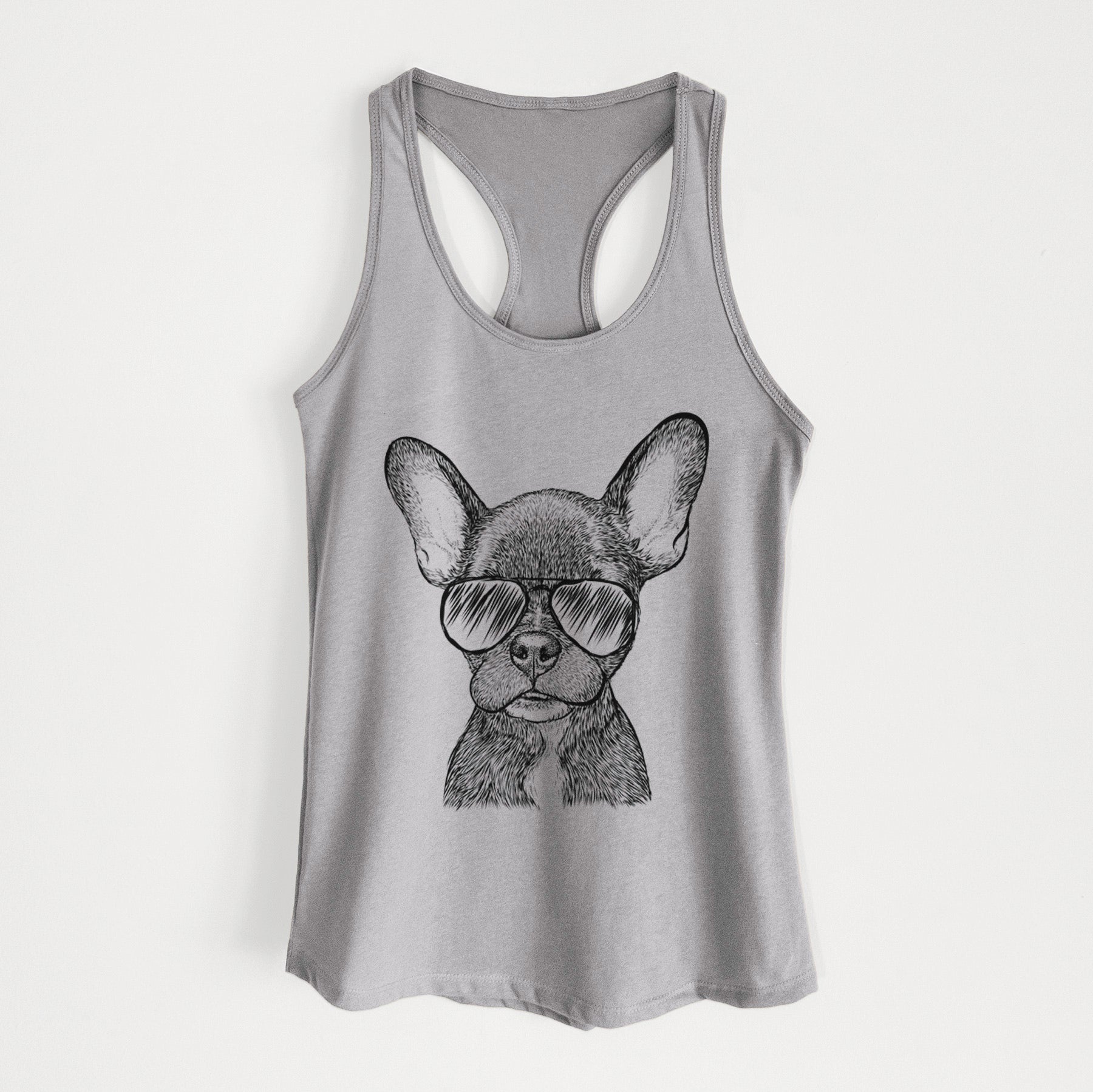 Henry the French Bulldog - Women's Racerback Tanktop