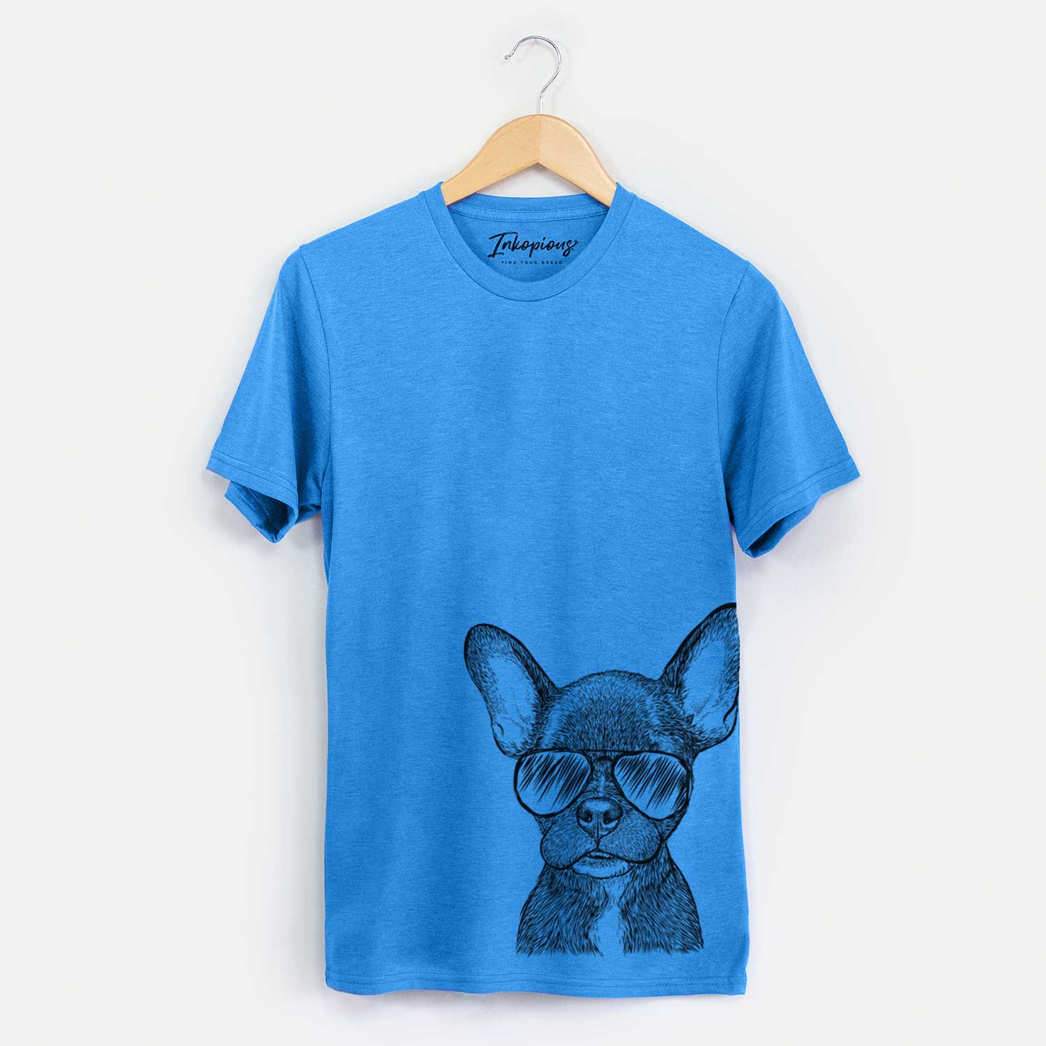 Aviator Henry the French Bulldog - Unisex Crewneck