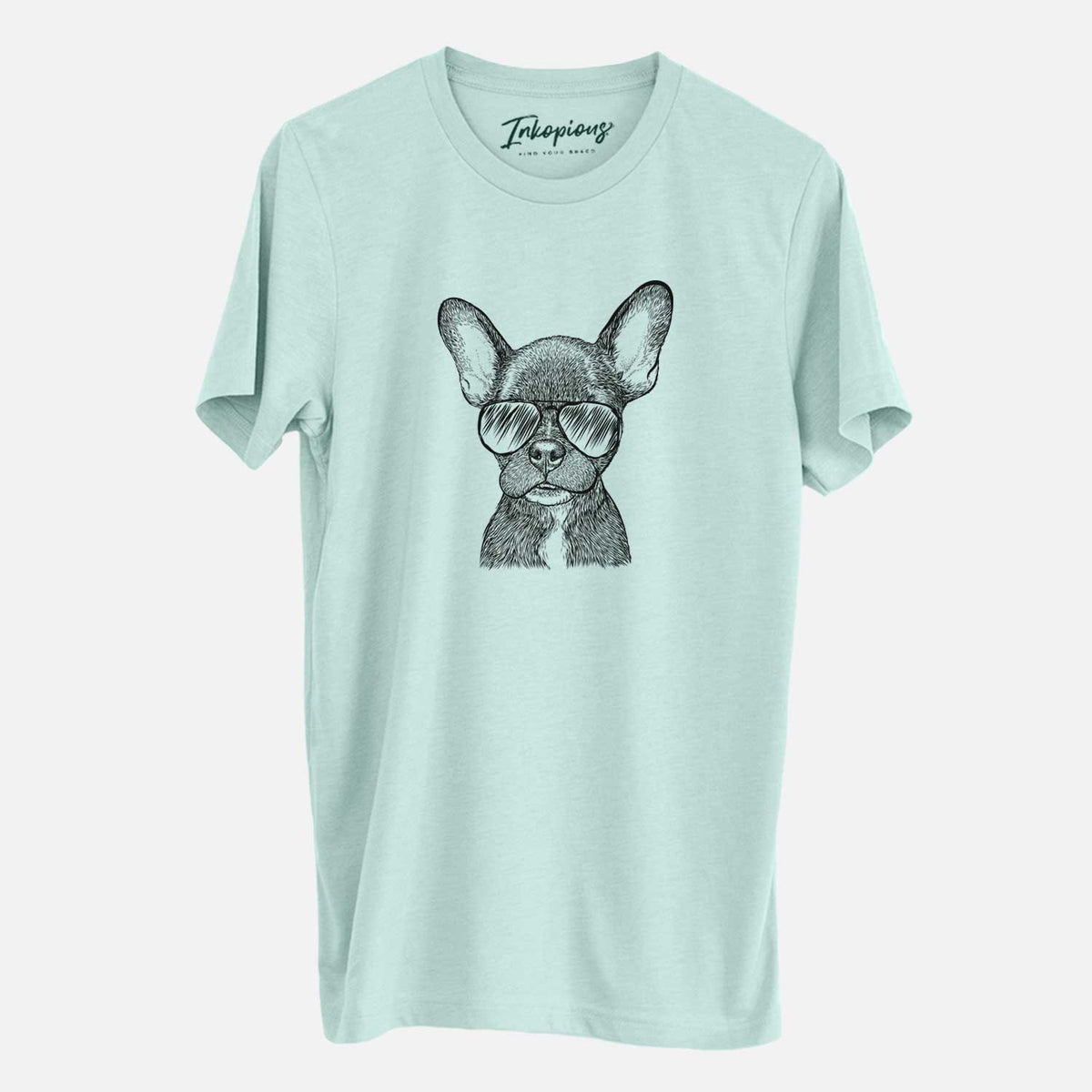 Aviator Henry the French Bulldog - Unisex Crewneck