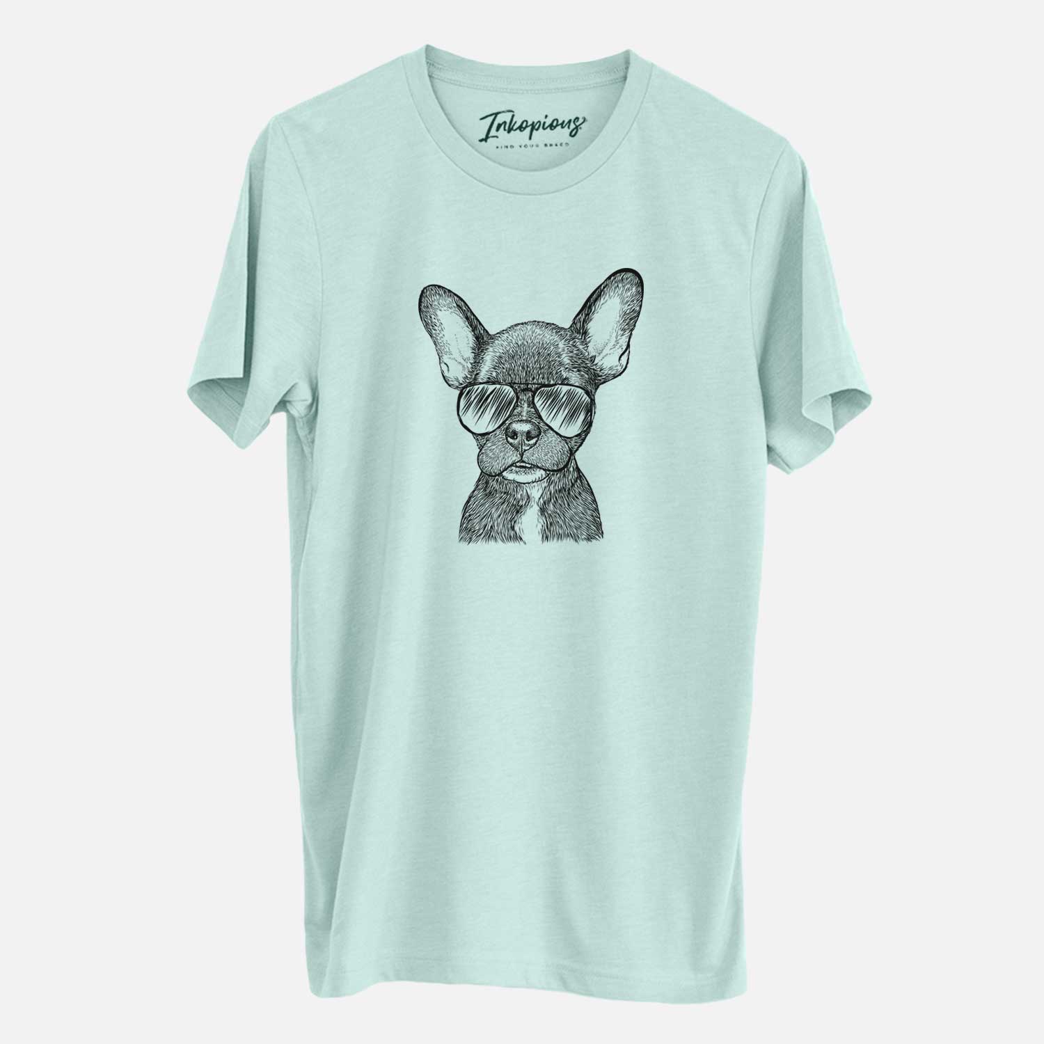 Aviator Henry the French Bulldog - Unisex Crewneck