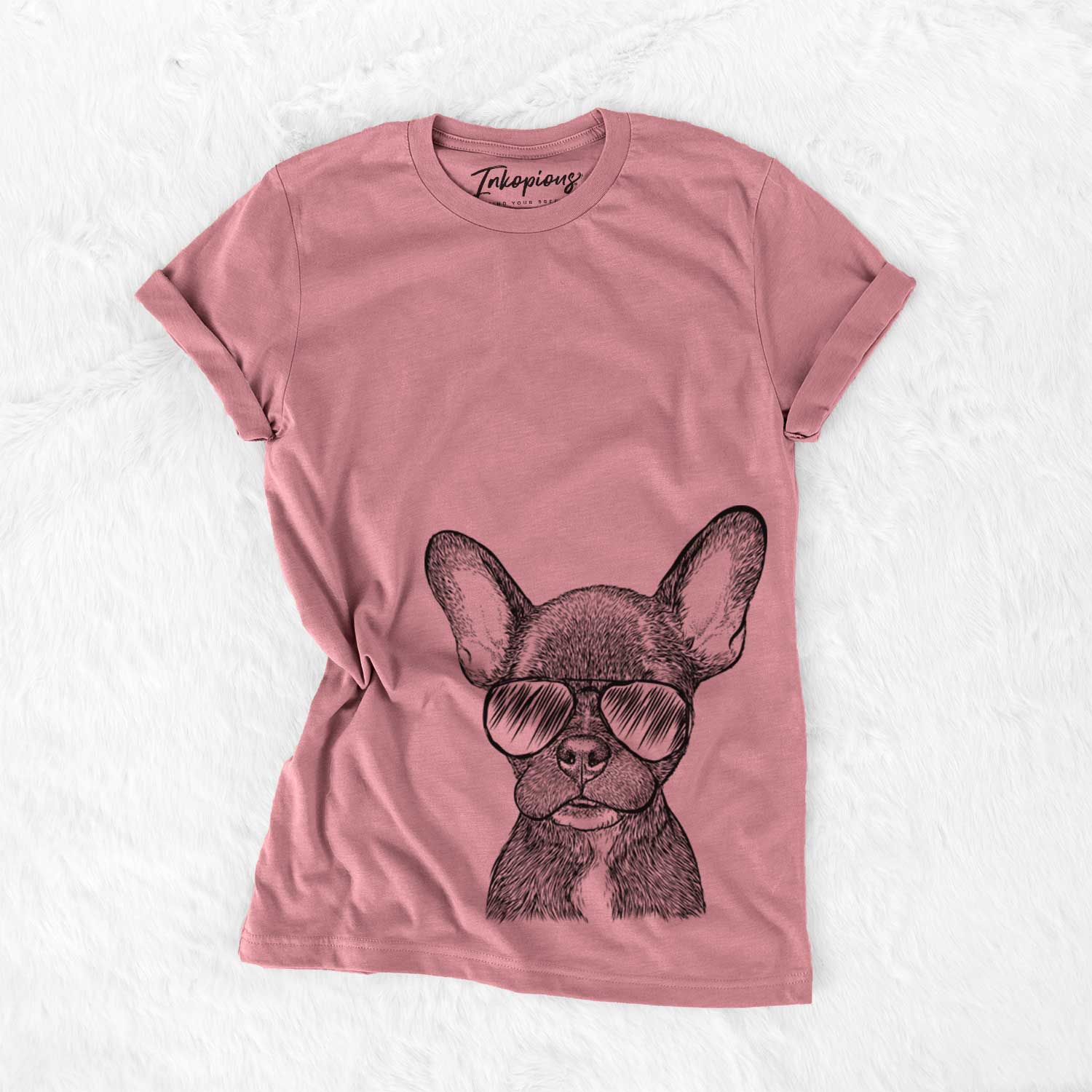 Aviator Henry the French Bulldog - Unisex Crewneck