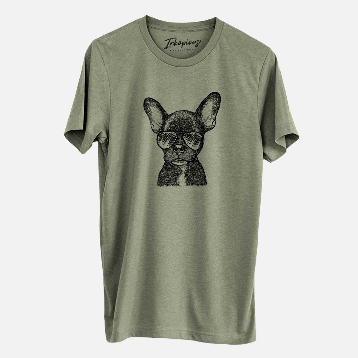 Aviator Henry the French Bulldog - Unisex Crewneck