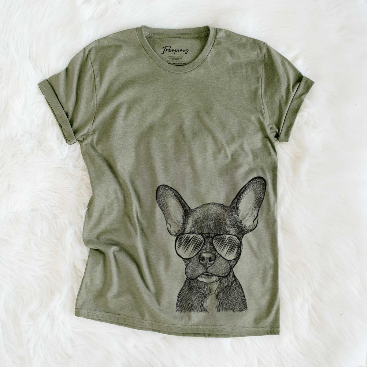 Aviator Henry the French Bulldog - Unisex Crewneck