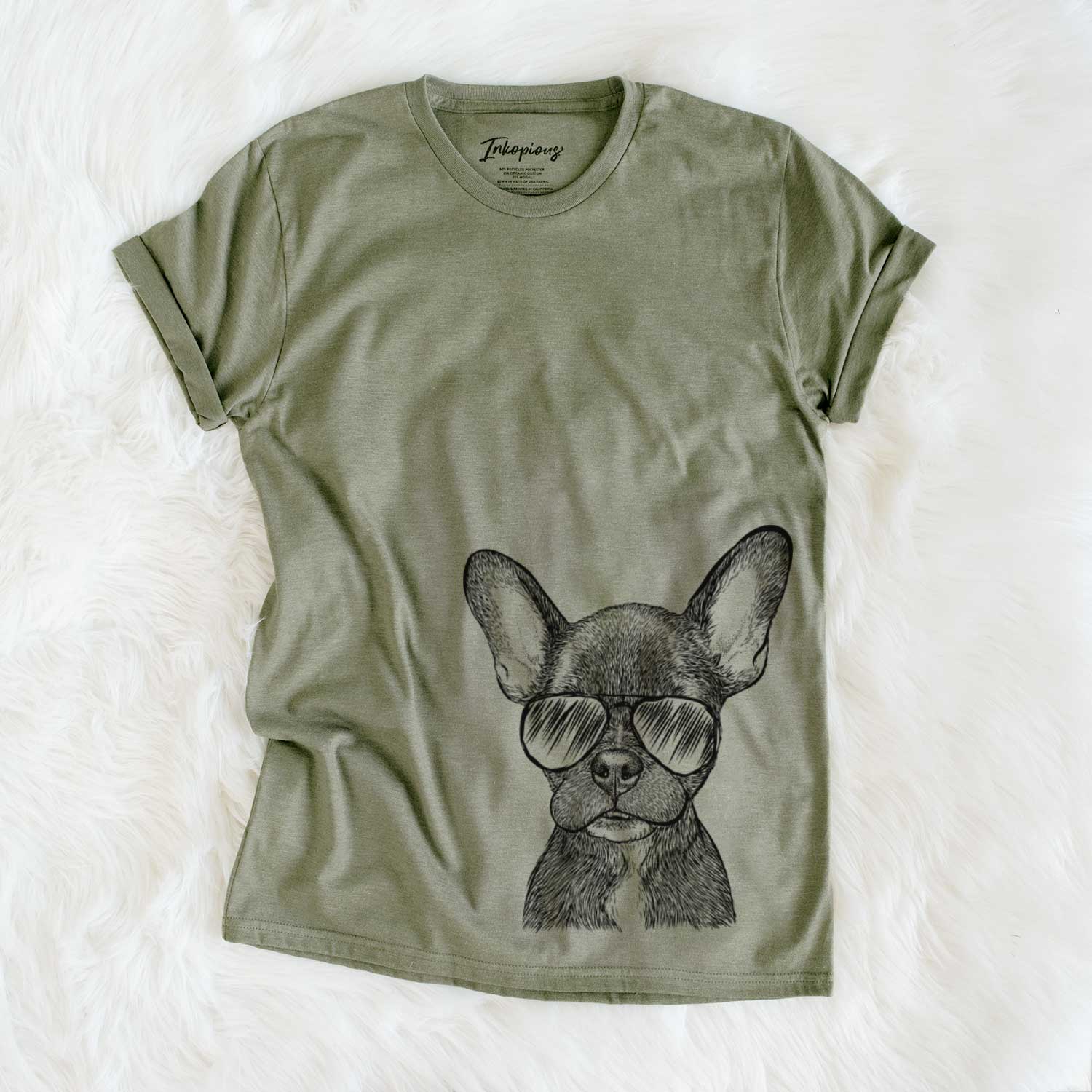 Aviator Henry the French Bulldog - Unisex Crewneck